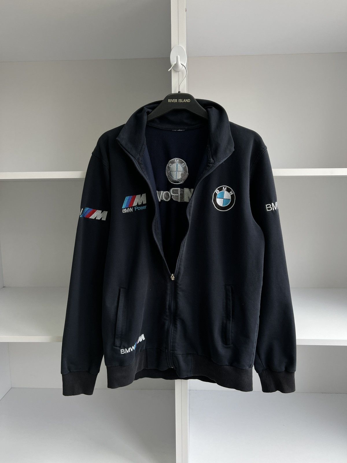 BMW × Vintage Vintage BMW Racing zip sweatshirt Size US L / EU 52-54 / 3 - 8 Thumbnail