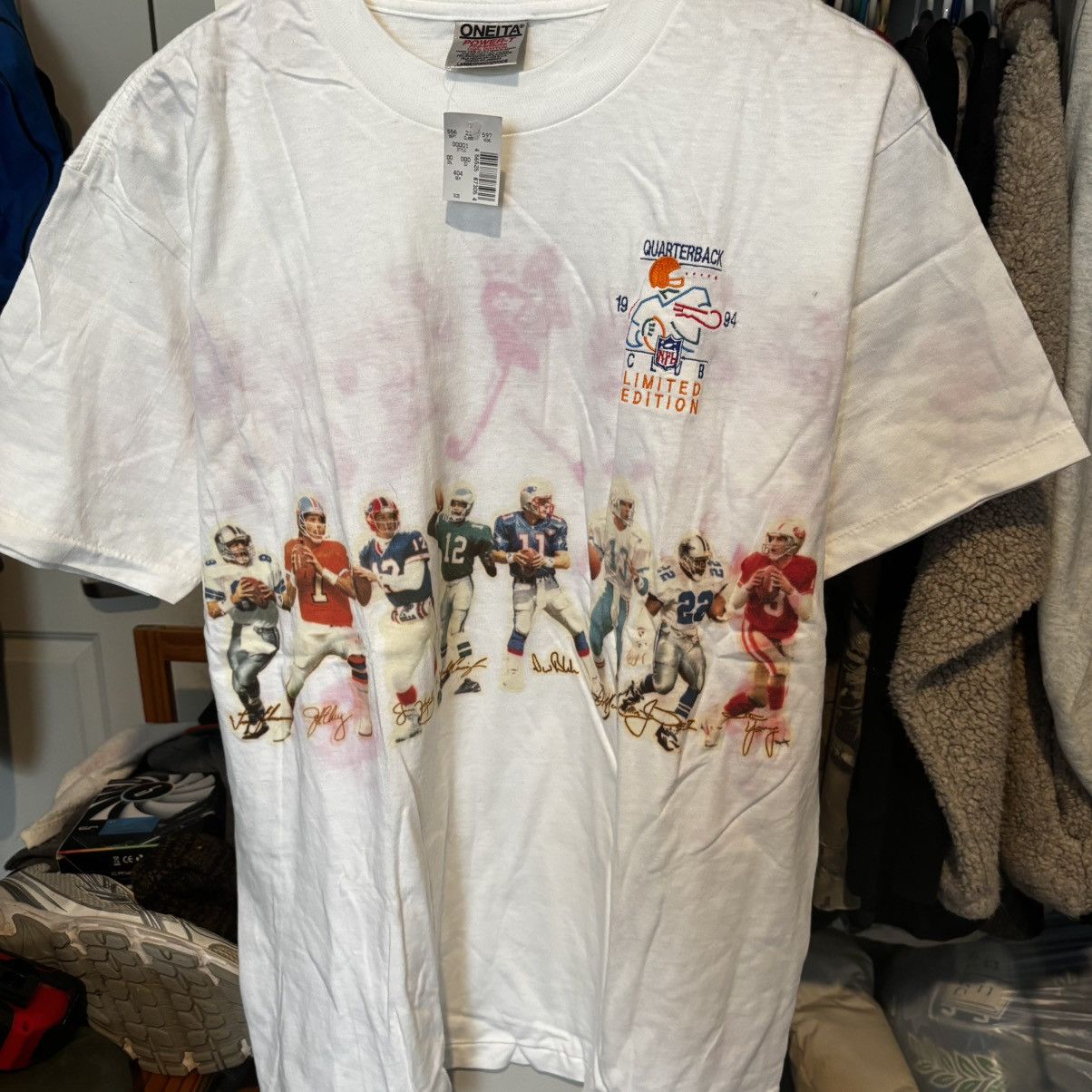 NFL BNWT Vintage 1994 NFL Limited Edition Quarterbacks Size US L / EU 52-54 / 3 - 1 Thumbnail