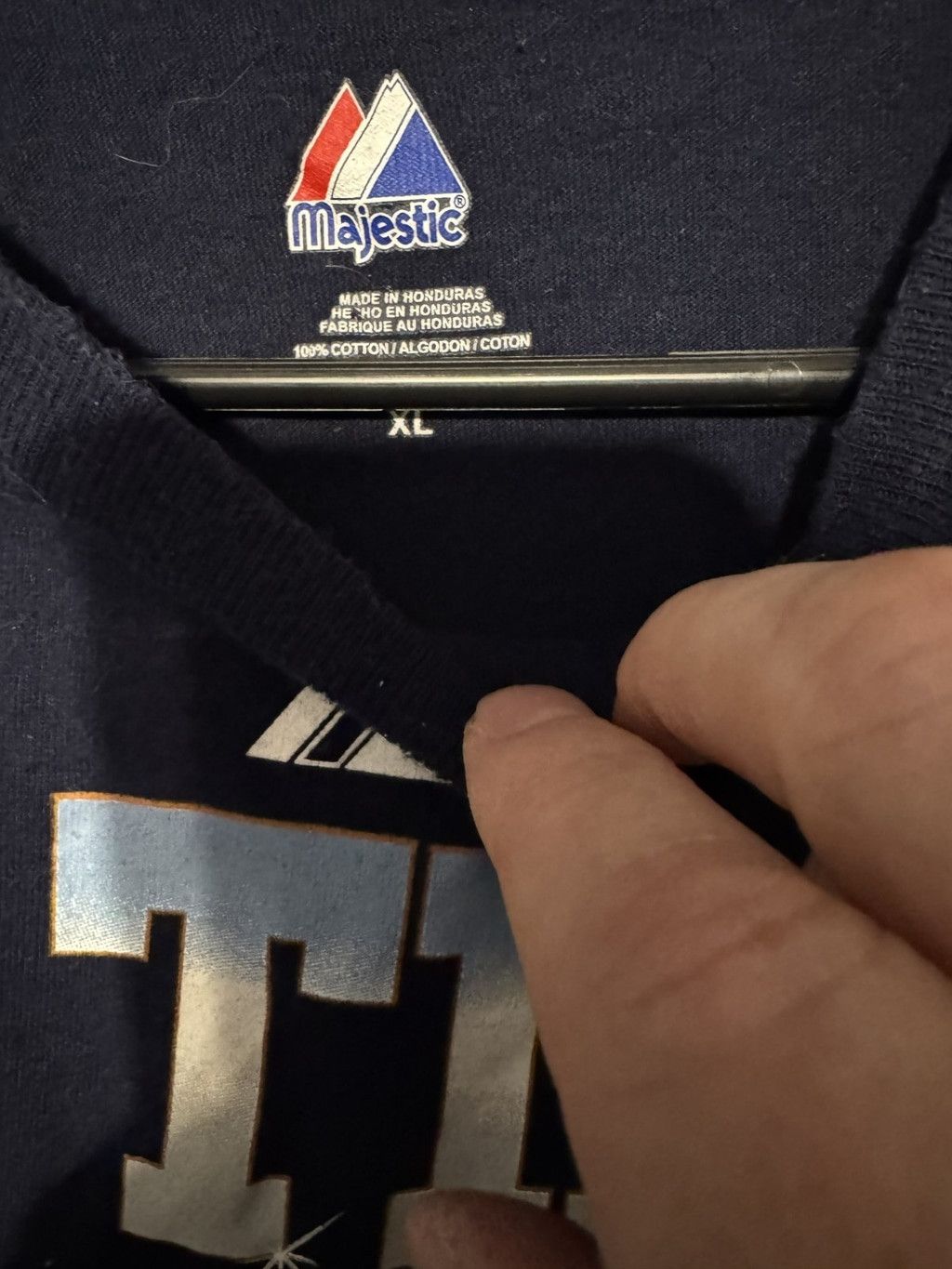 Majestic New York Yankees Majestic 2009 World Series Tee Men XL Blue Size US XL / EU 56 / 4 - 4 Thumbnail