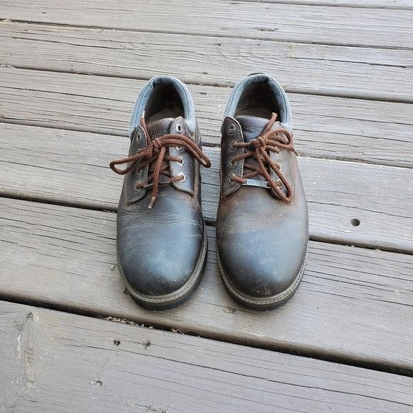 SKECHERS × Vintage Vintage 90s y2k Skechers Bratz Brown Oiled Leather Oxfords Size US 11 / EU 44 - 4 Thumbnail