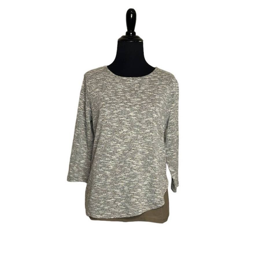 Chicos Chico’s heather 3/4 sleeves sweater size 0 - small Size S / US 4 / IT 40 - 10 Thumbnail