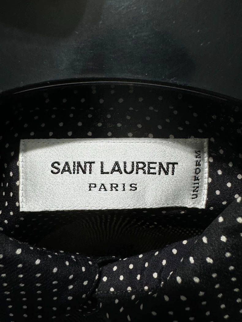 Yves Saint Laurent saint laurent size 41 Silk polka-dot shirt 2503-Nextarrow Size US XS / EU 42 / 0 - 2 Thumbnail