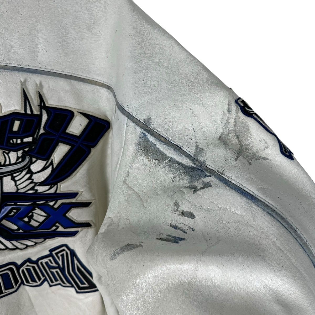 Avirex 🌟AVIREX ROAD DOGZ VARSITY LEATHER JACKET Size US XXL / EU 58 / 5 - 9 Thumbnail