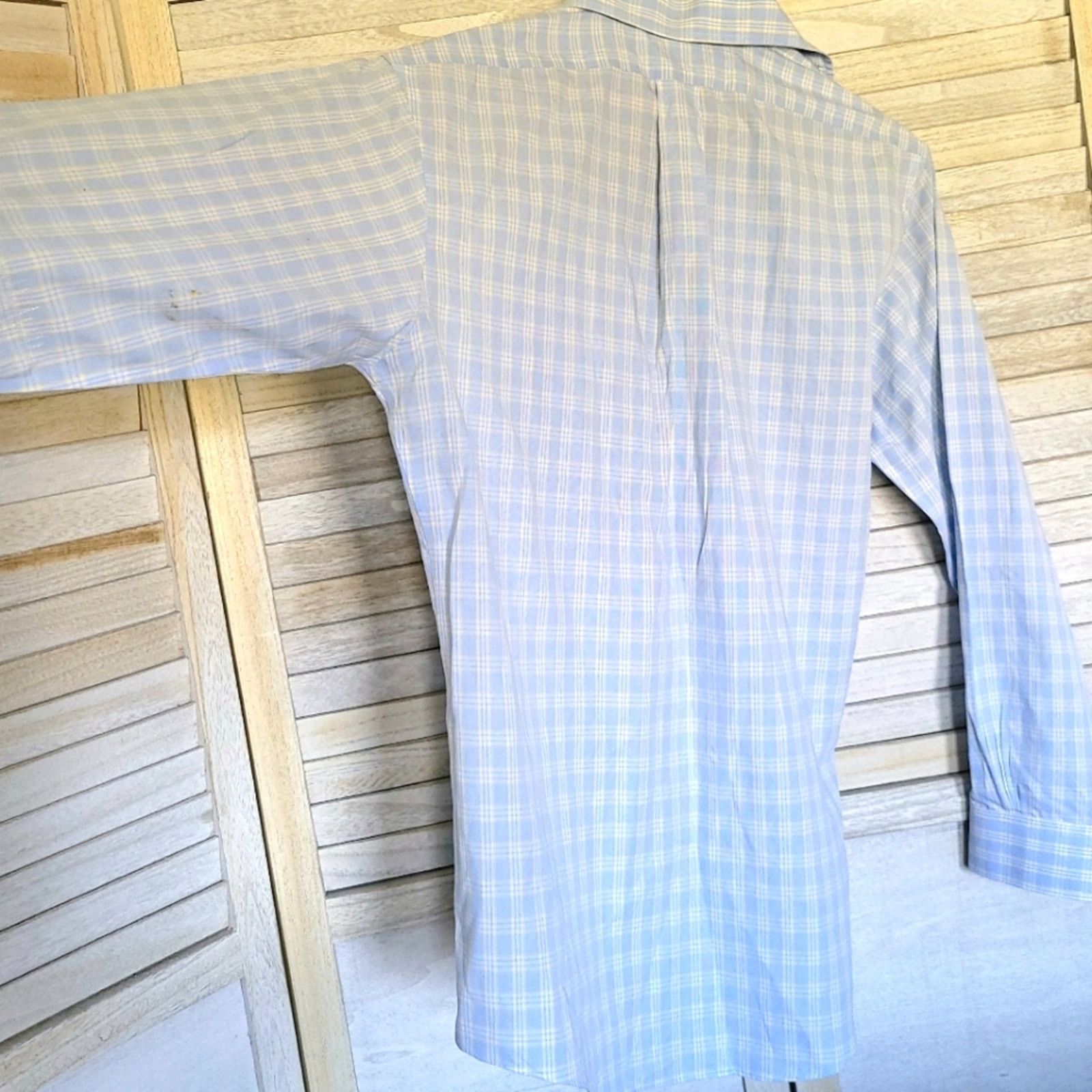 Brooks Brothers Brooks Brothers Supima Cotton Plaid Mens Shirt 15.5-33 Blue Size US S / EU 44-46 / 1 - 9 Thumbnail
