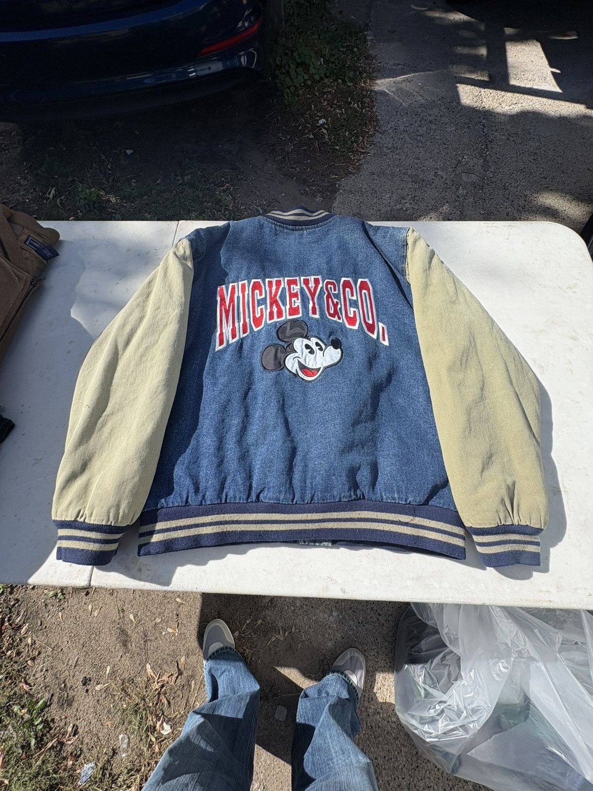 Disney Vintage Mickey Mouse Jacket Jean Size US M / EU 48-50 / 2 - 2 Thumbnail