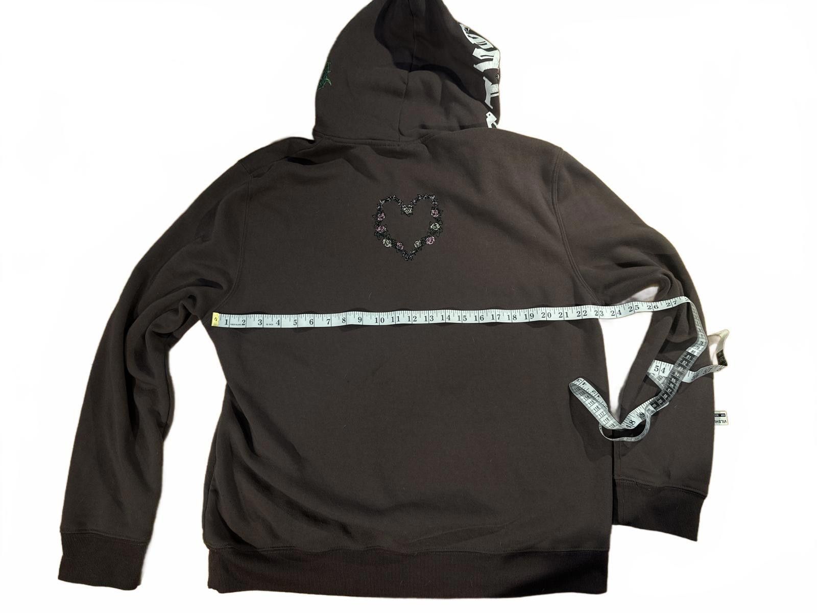 Members Only Members Only - Brown Flowers & Skulls Embroidered Size XL Size XL / US 12-14 / IT 48-50 - 4 Thumbnail