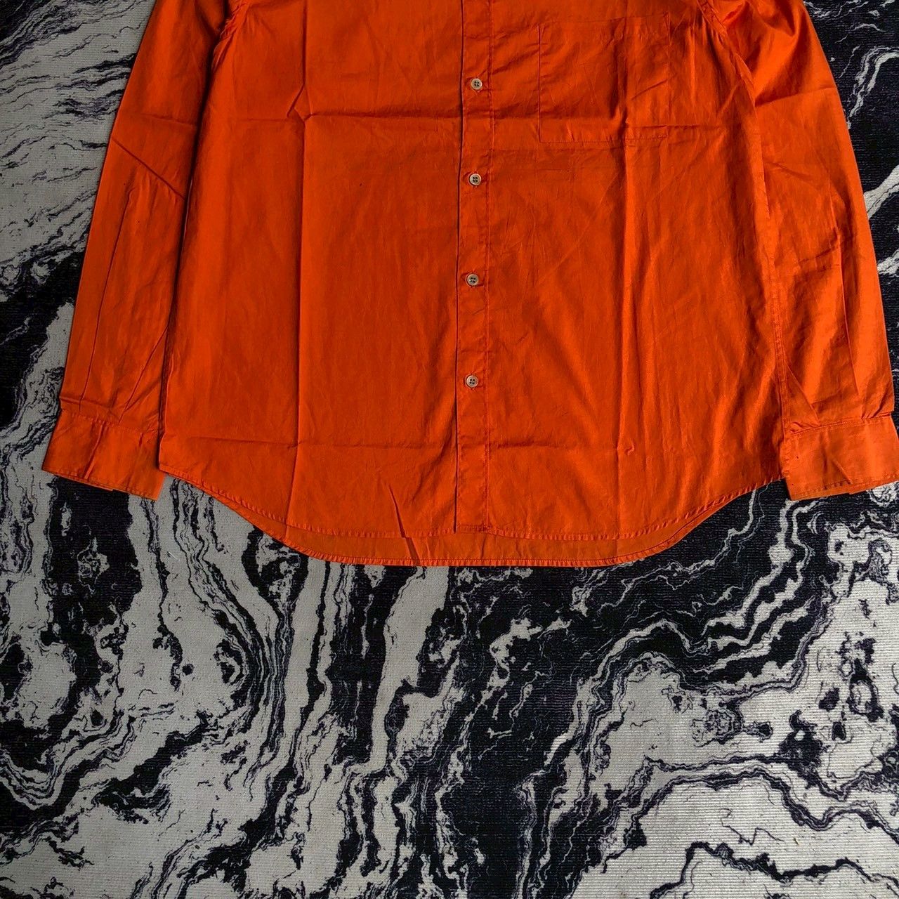 A.P.C. Vintage A.P.C. Orange Cotton Shirt Made in France Size US L / EU 52-54 / 3 - 4 Thumbnail