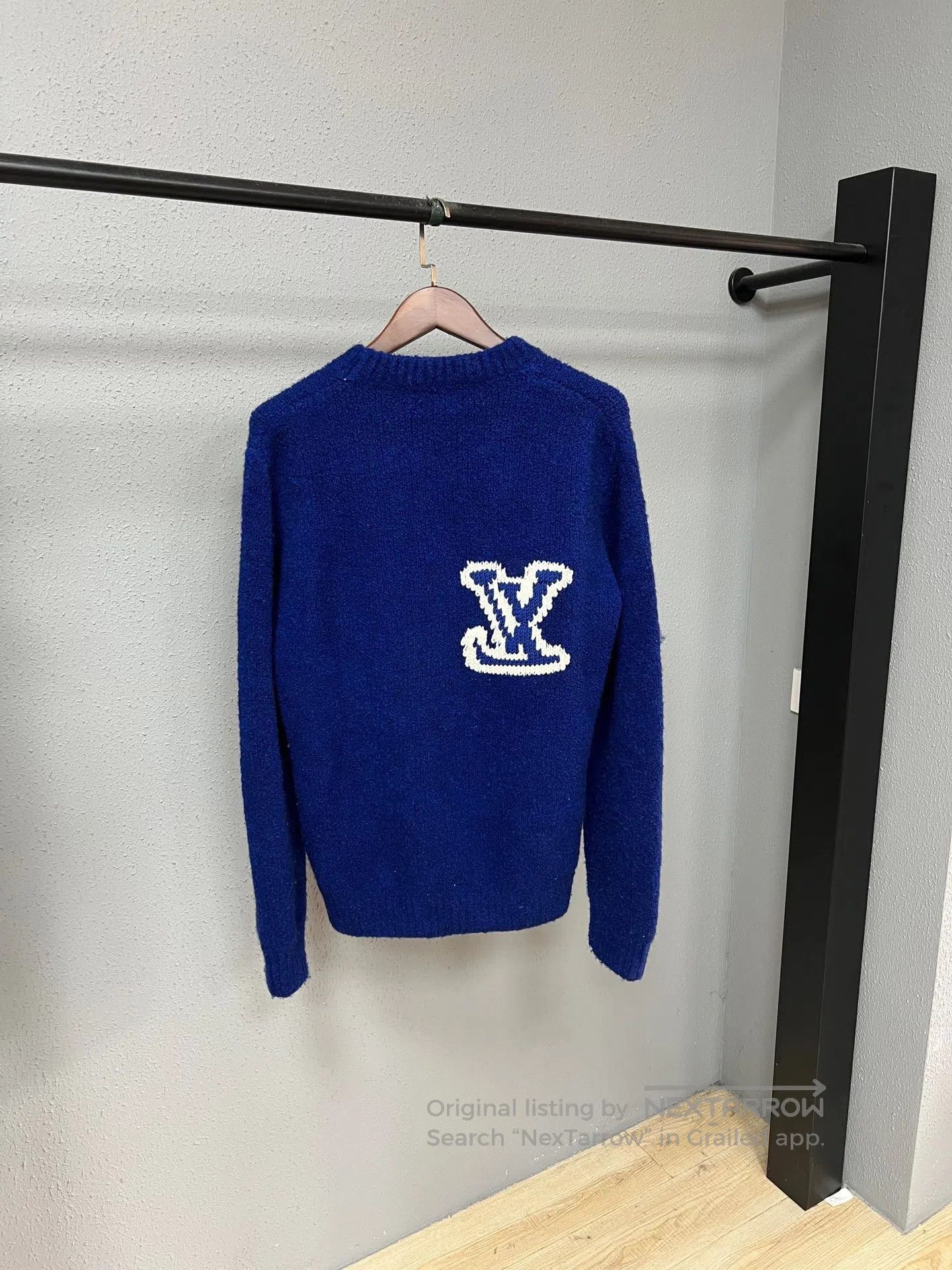 Louis Vuitton Louis Vuitton Blue Teddy Sweater| Size M / US 6-8 / IT 42-44 - 2 Thumbnail