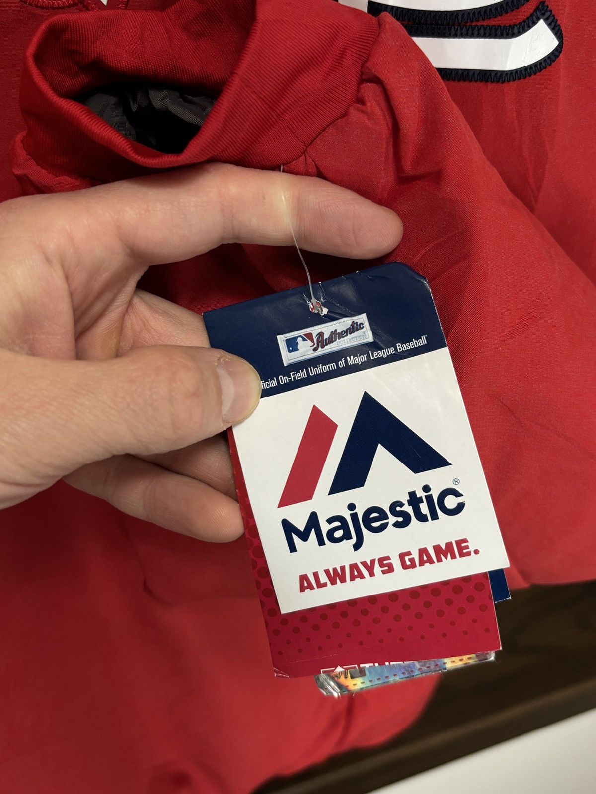 Majestic Majestic St. Louis Cardinals MLB Jersey Jacket USA Baseball Size US XL / EU 56 / 4 - 10 Thumbnail