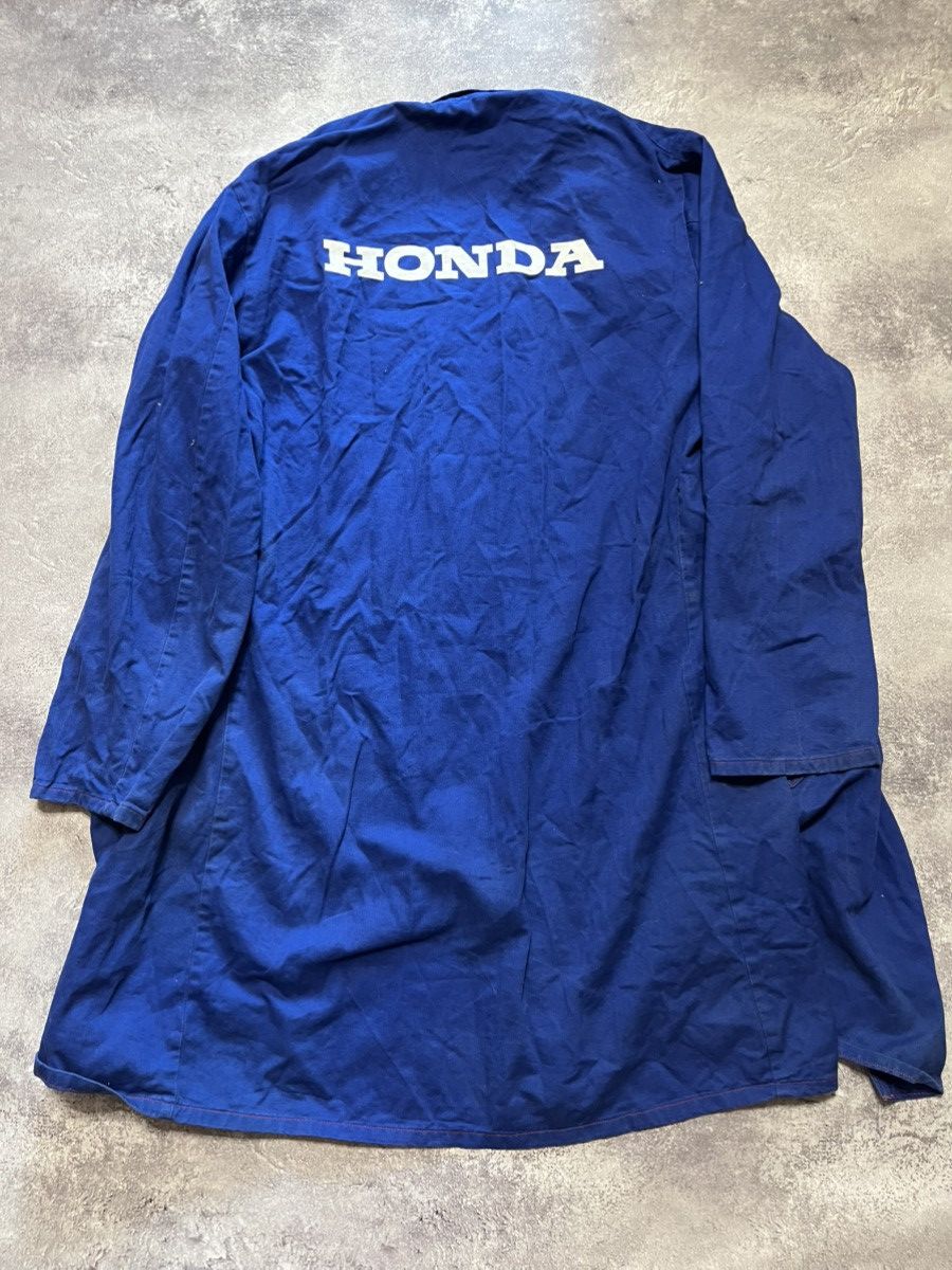 Honda Vintage Honda Mechanic Shop Coat Duster Jacket Size US XL / EU 56 / 4 - 2 Thumbnail