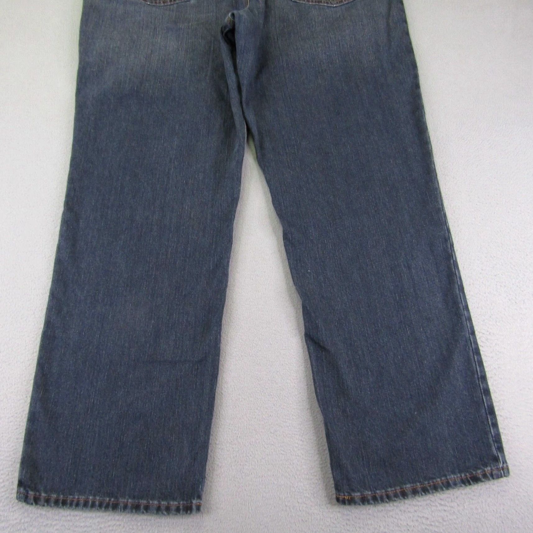 Carhartt Carhartt Jeans Mens 40x32 Dark Blue Bedrock Denim Relaxed Fit Work Pants Holter Size US 39 - 6 Thumbnail