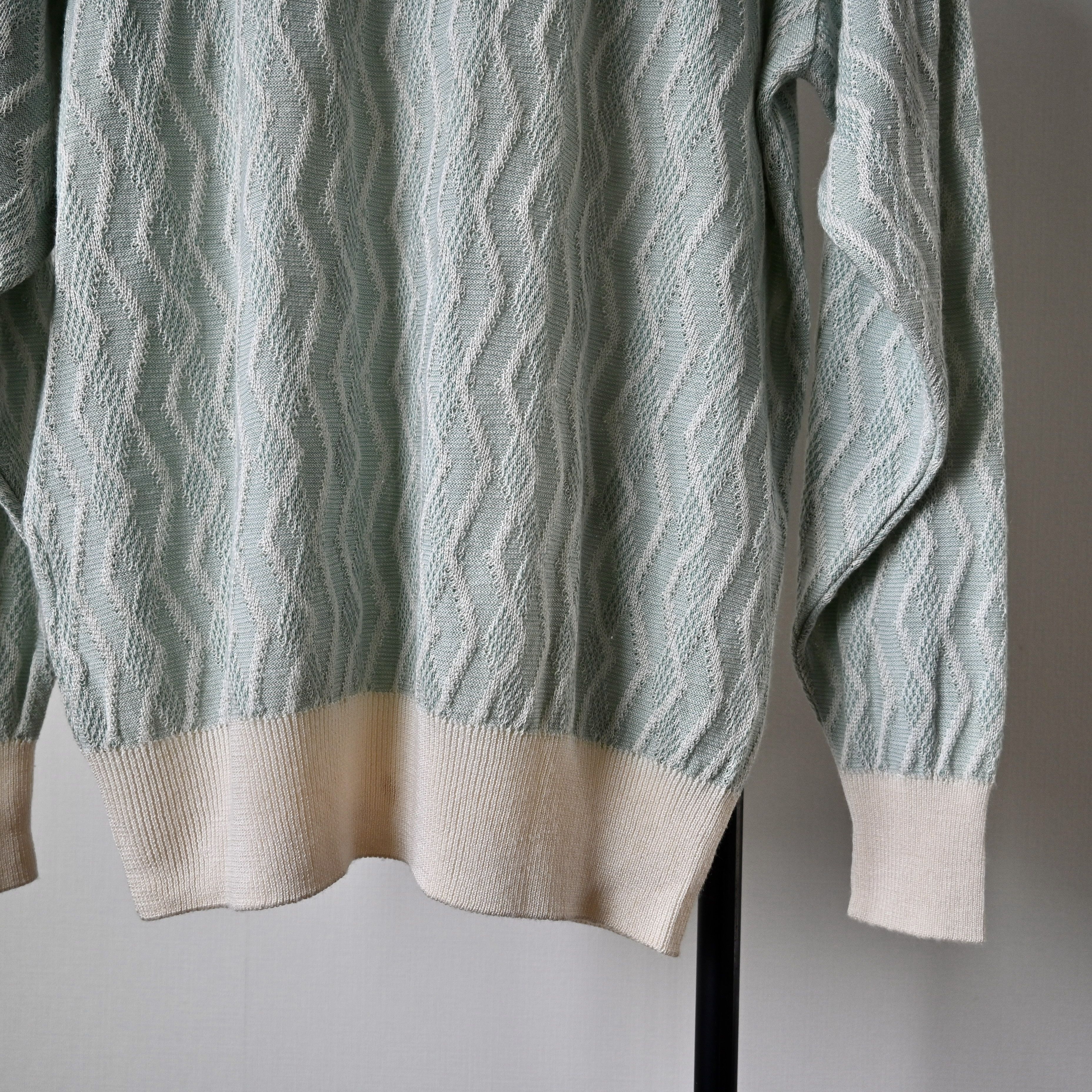 Jaeger VTG 1990s JAEGER cotton ramie blend sweater, made in England Size US L / EU 52-54 / 3 - 4 Thumbnail