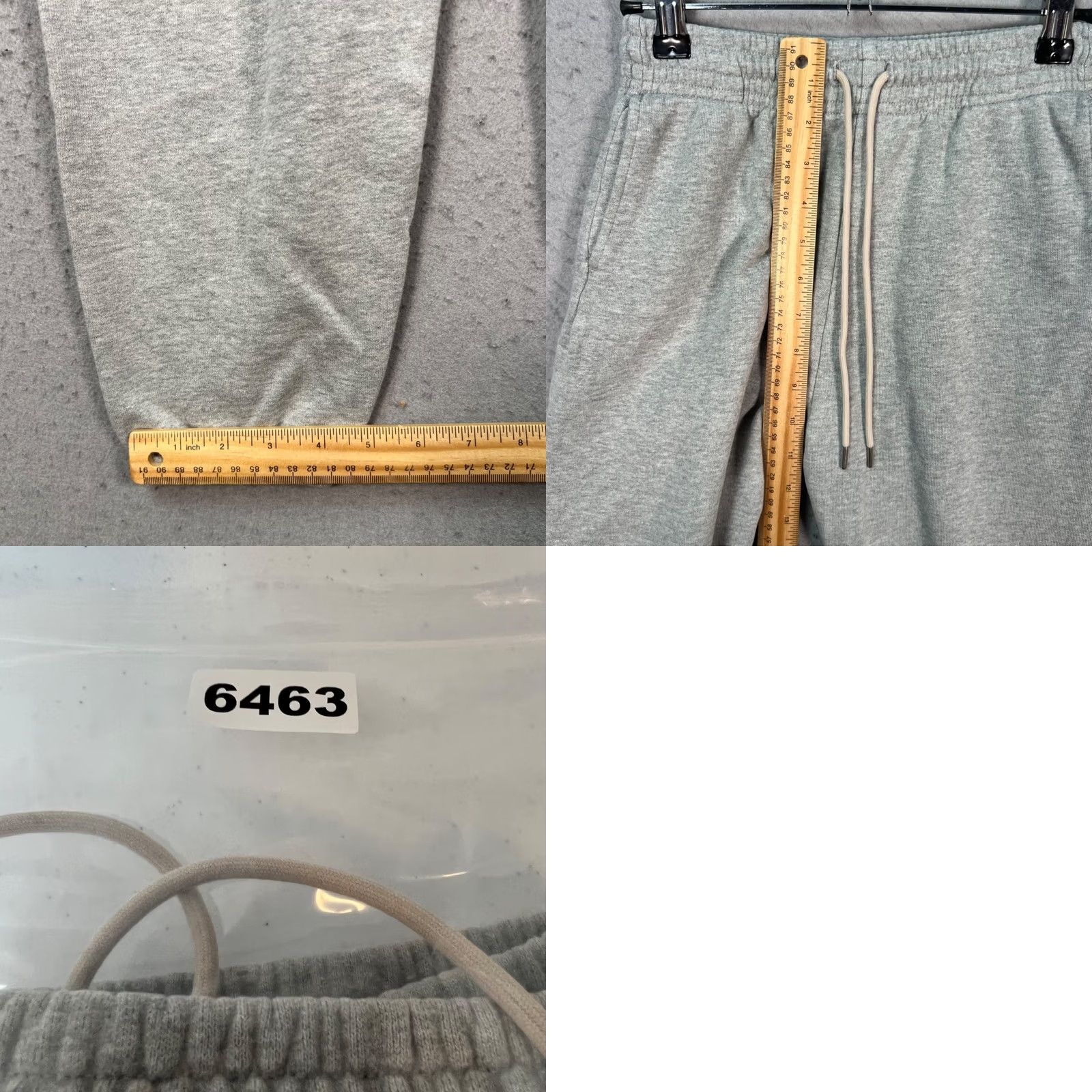 Uniqlo Uniqlo Sweatpants Womens XS Gray Cotton Jogger Elastic Waist Drawstring Cuffed Size 40" / US 18 - 8 Thumbnail