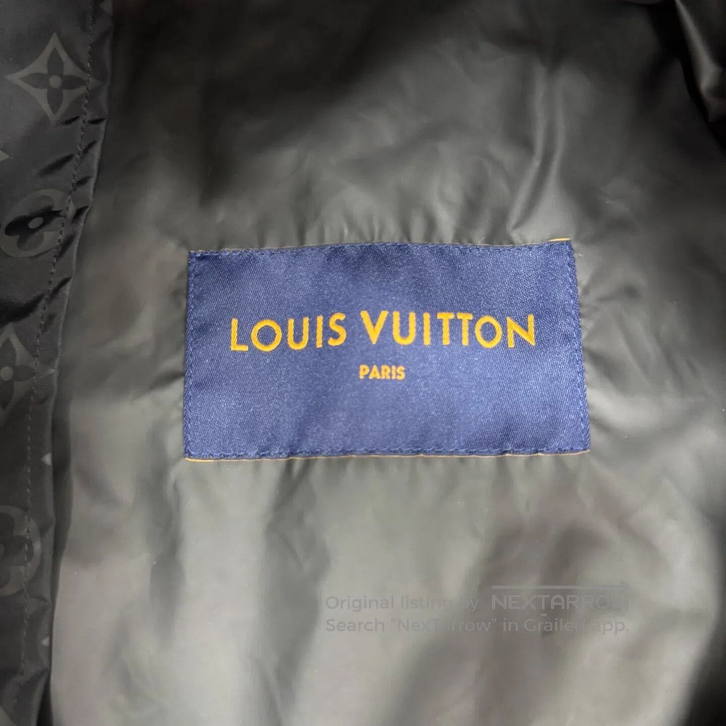 Louis Vuitton Louis Vuitton Zipper hood Dark pattern full print Medium-t Size US M / EU 48-50 / 2 - 6 Thumbnail