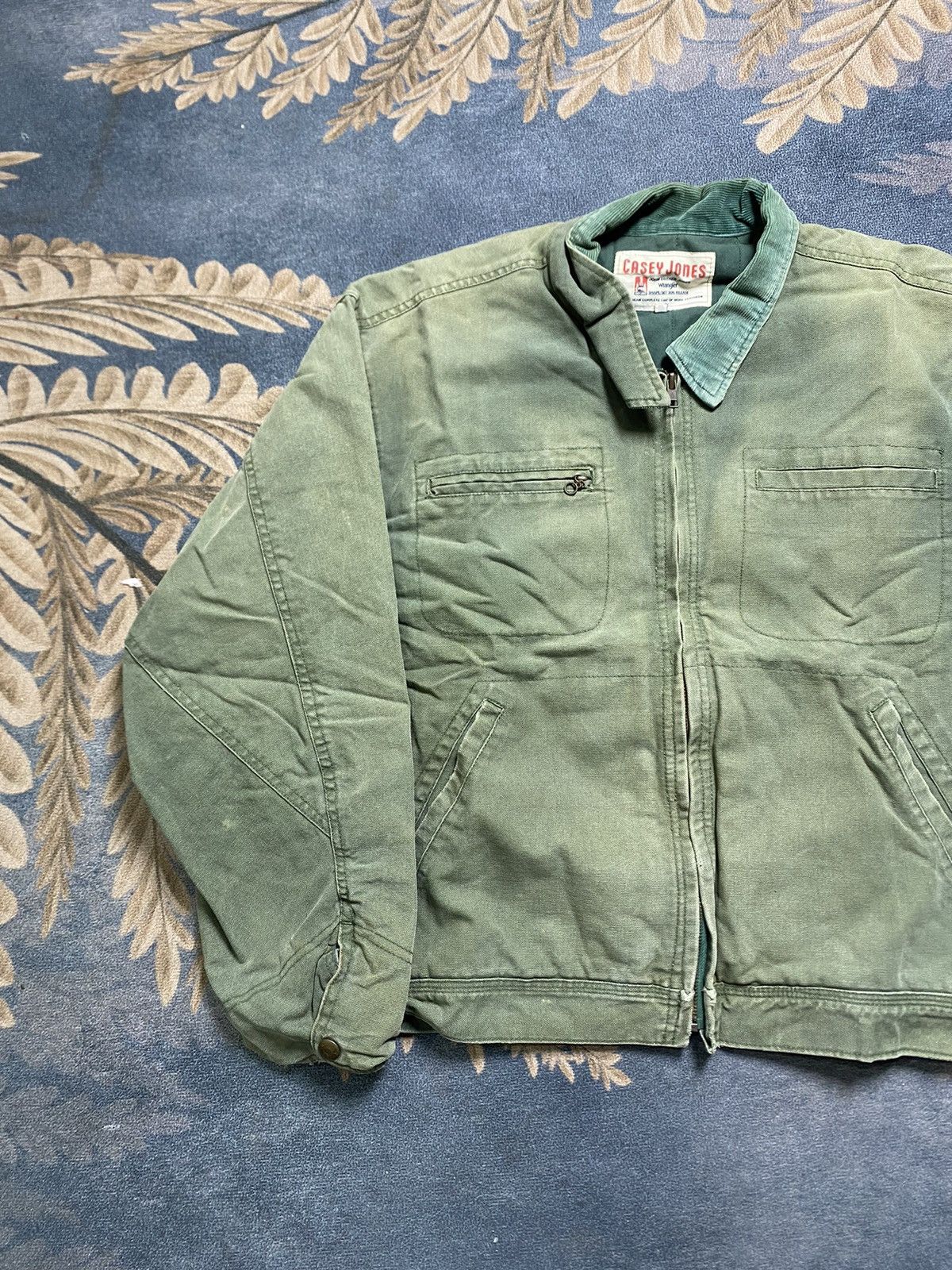 Vintage VINTAGE RARE WRANGLER CASEY JONES DENIM DETROIT JACKET Size US L / EU 52-54 / 3 - 4 Thumbnail