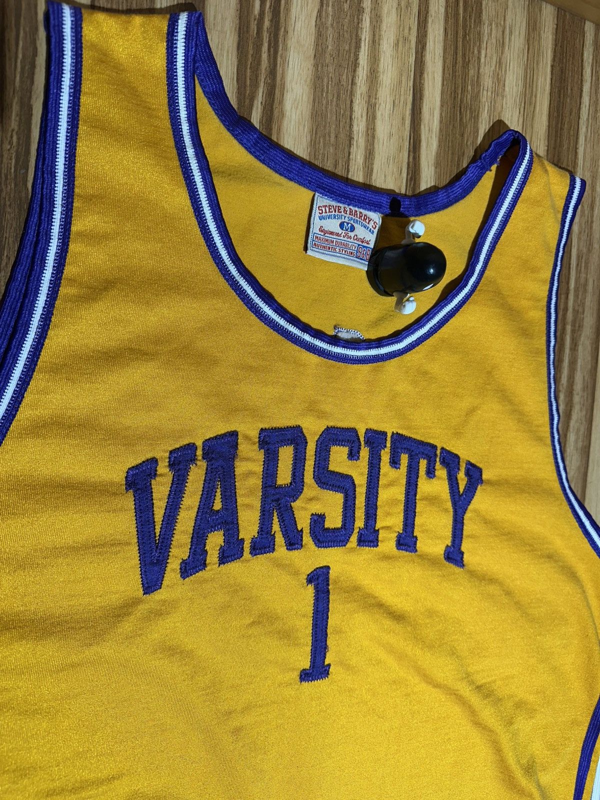 Steve And Barrys Steve & Barry's “Varsity 1” Yellow and Purple Tank Top Size US M / EU 48-50 / 2 - 3 Thumbnail