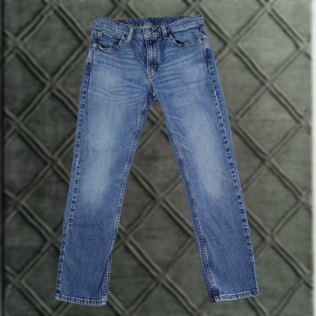 Levi's Levi's 511 Jeans Mens 32 (32X29) Medium Blue Denim 5-Pocket Slim Straight Rise Mid Inseam 29 Size US 32 / EU 48 - 1 Thumbnail