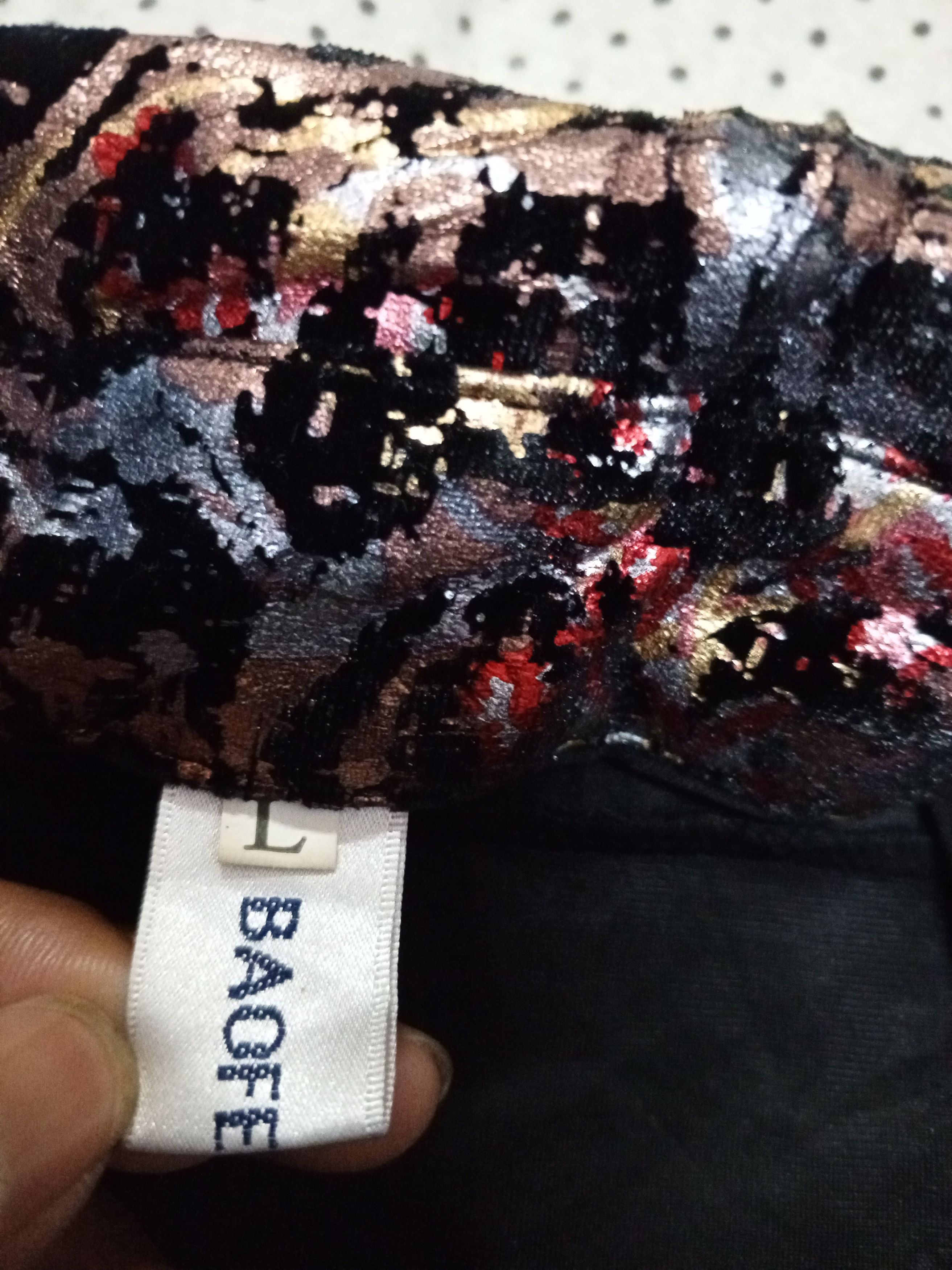 Japanese Brand JAPANBRANDS overprinting button long sleeve Size US L / EU 52-54 / 3 - 9 Thumbnail