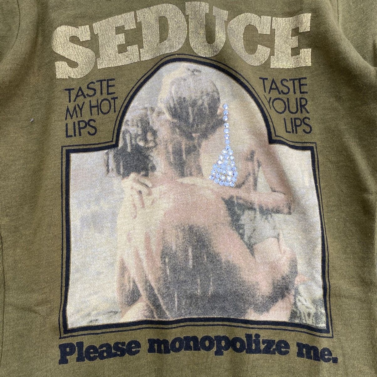 Japanese Brand 2000s Sly Seduce Please Monopolize Me Porn Graphic Hoodie Size M / US 6-8 / IT 42-44 - 4 Thumbnail