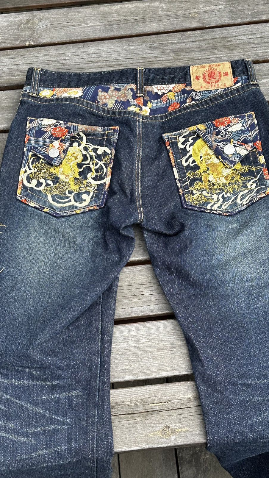 Japanese Brand × Vintage Embroidered Denim Size US 32 / EU 48 - 2 Thumbnail