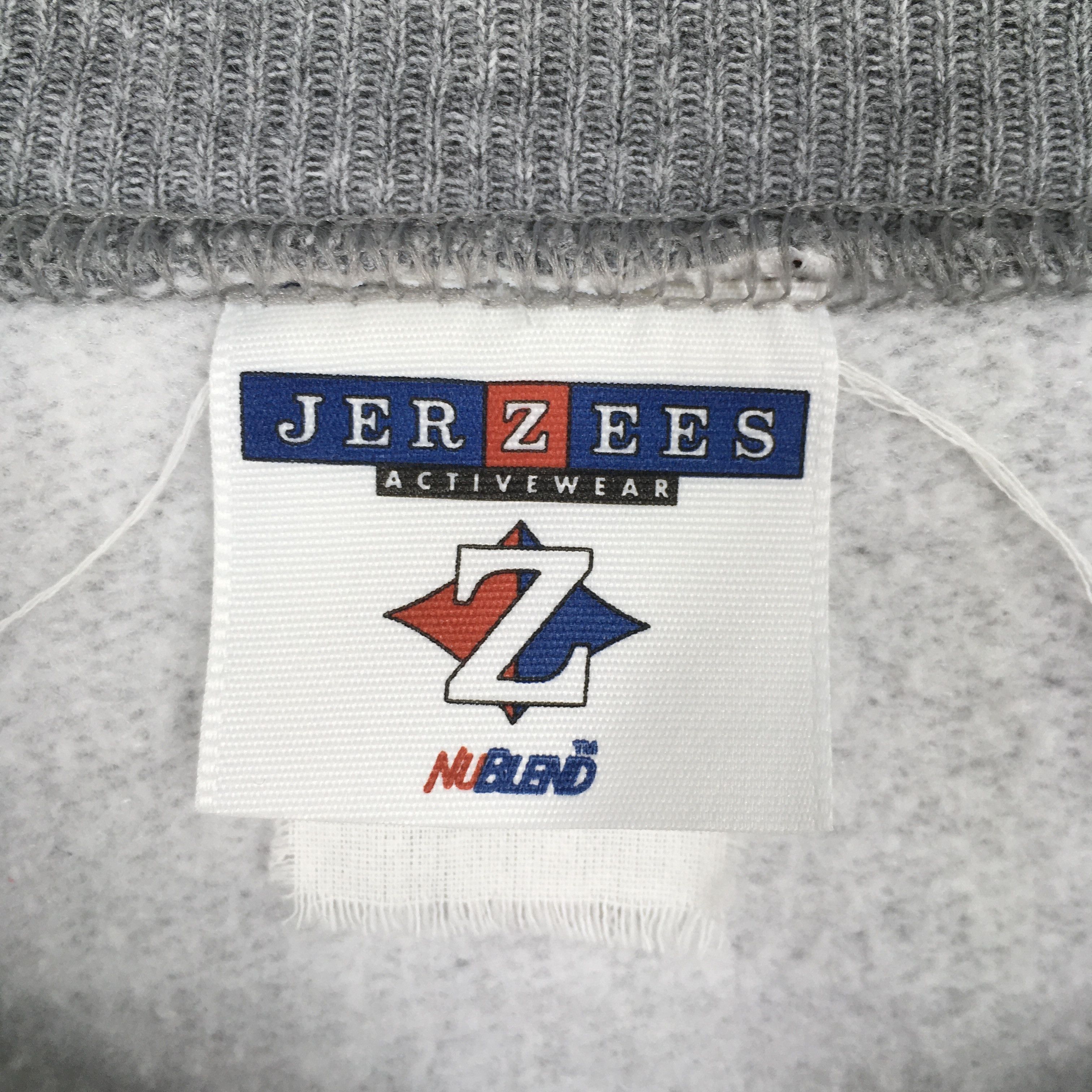 Jerzees Vintage 90s Sports XXL Illustrated Gray Sweatshirt XLarge Size US XXL / EU 58 / 5 - 5 Thumbnail