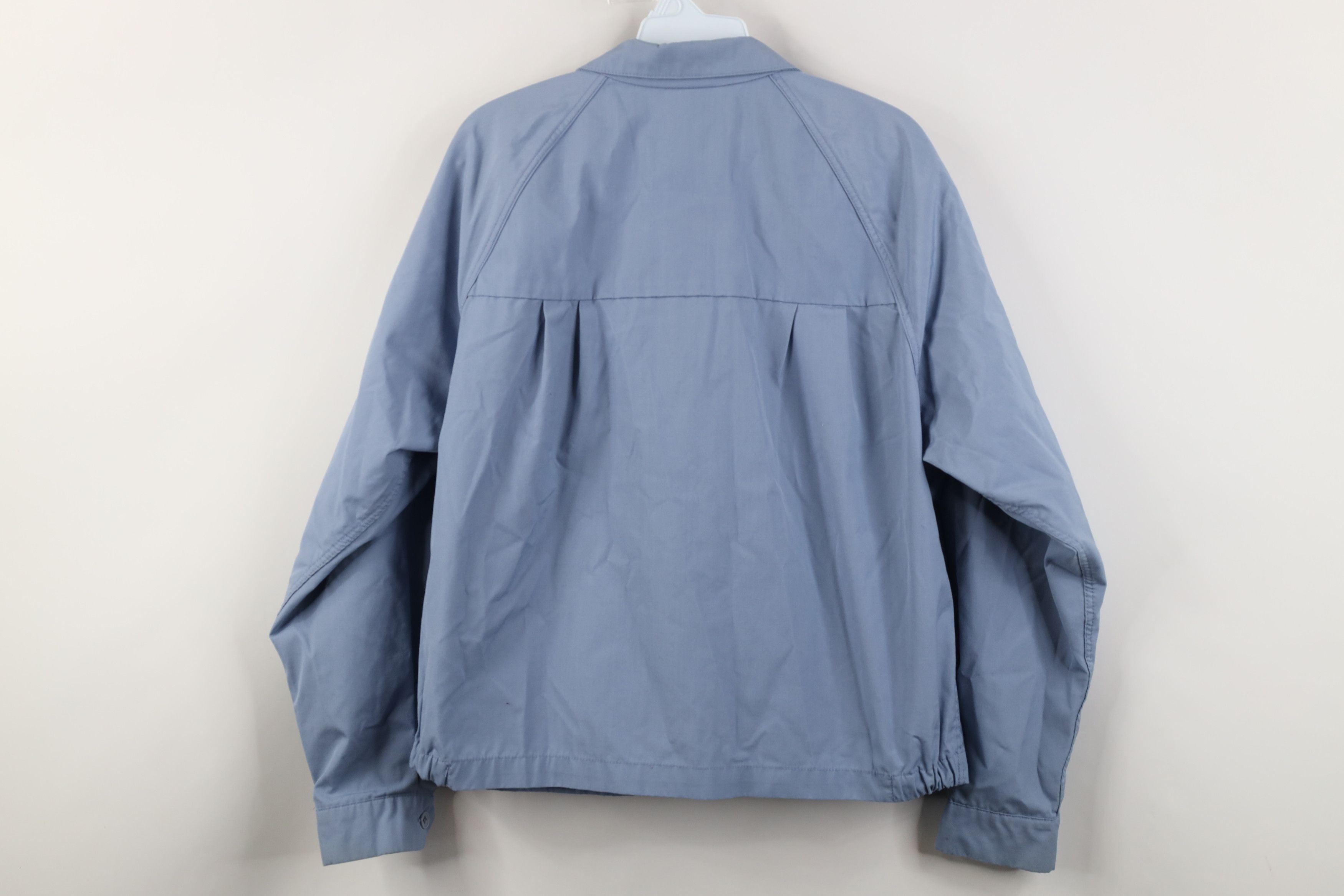 Vintage Vintage 70s Streetwear Racer Bomber Jacket Light Blue USA Size XXL / US 16-18 / IT 52-54 - 14 Thumbnail