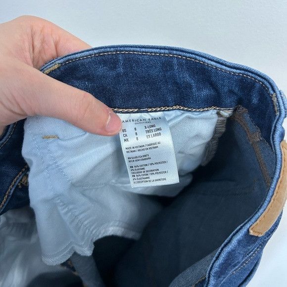American Eagle Outfitters American Eagle Curvy Hi Rise Jeggings Size 30" / US 8 / IT 44 - 4 Thumbnail