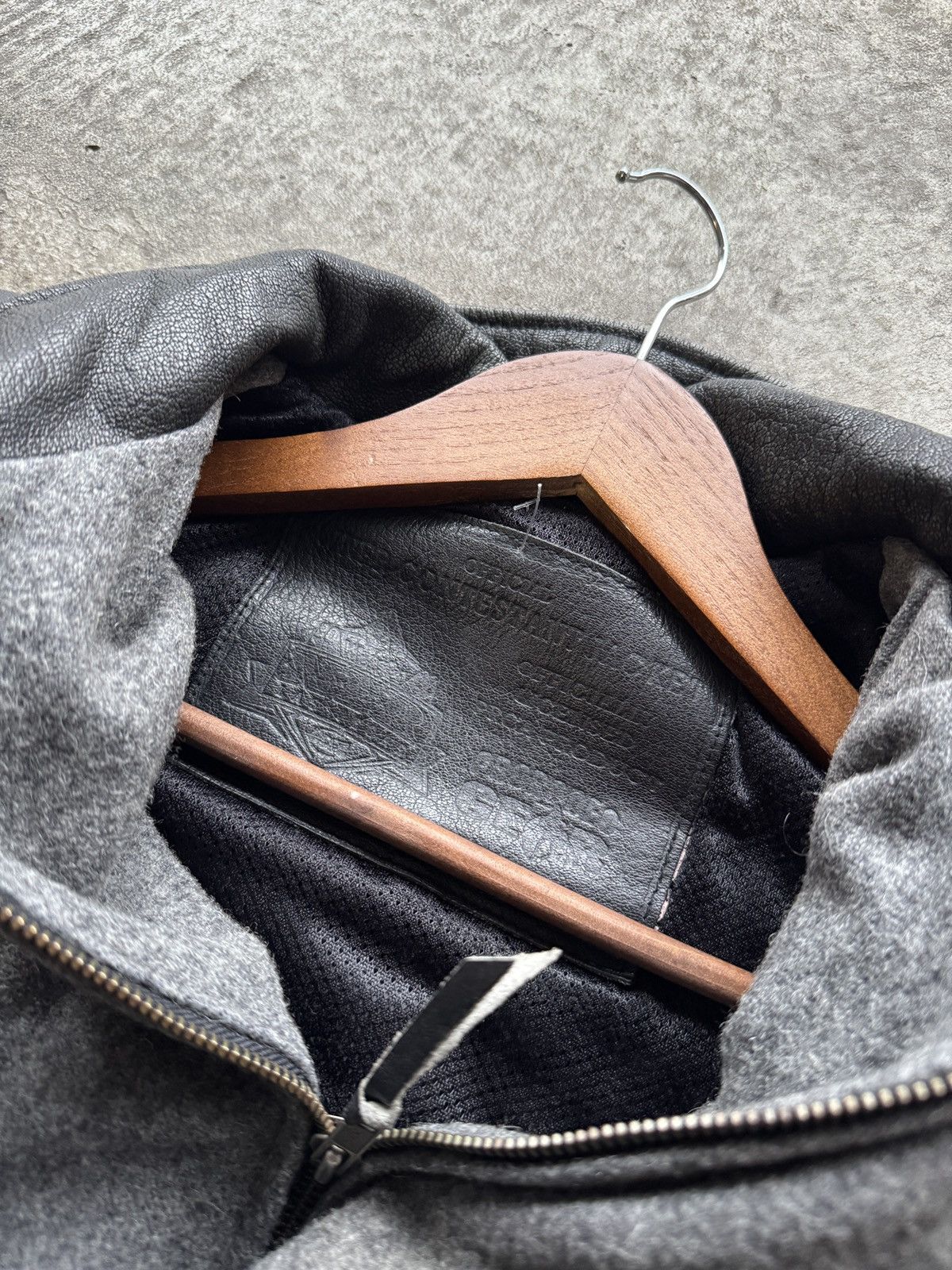 Vintage × Wrangler Vintage Y2K wrangler Las Vegas leather and suede varsity jkt Size US M / EU 48-50 / 2 - 7 Thumbnail