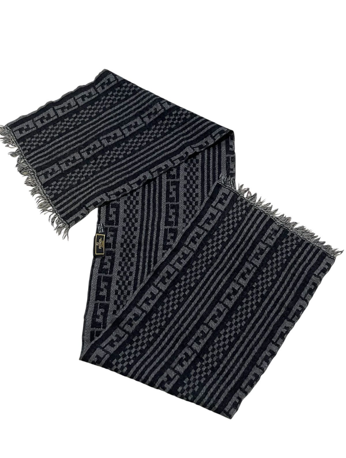 Fendi Fendi Monogram Muffler Scarf Size ONE SIZE - 2 Thumbnail