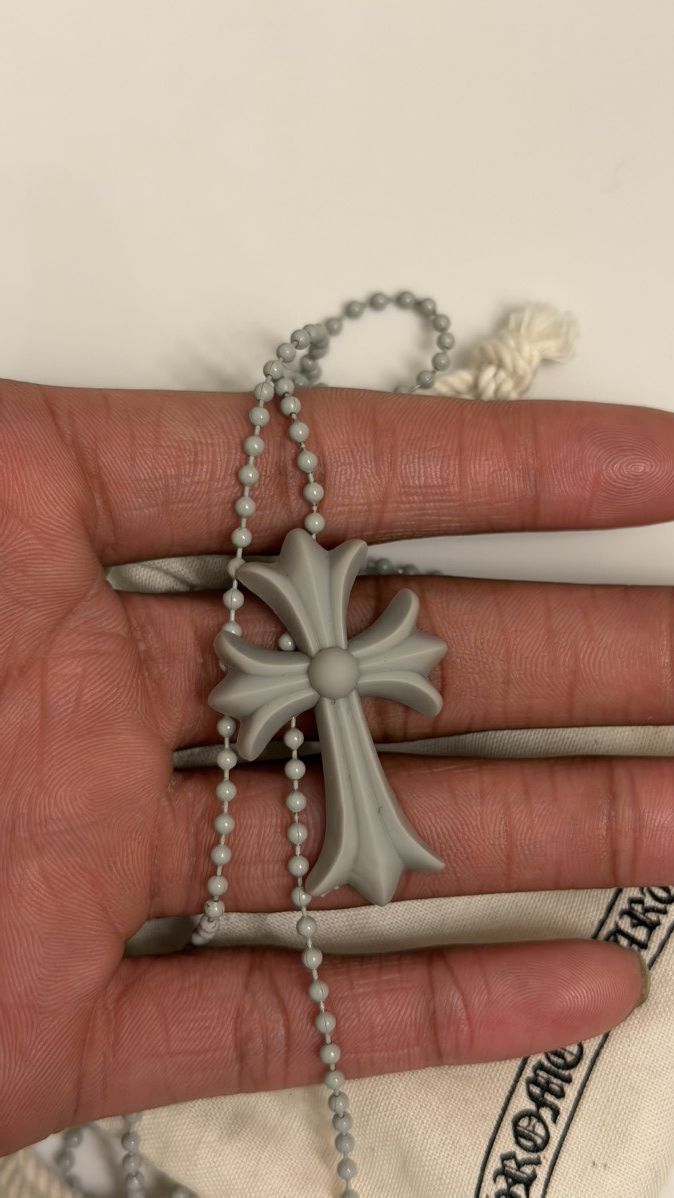 Chrome Hearts Chrome Hearts Silicone Cross Grey Size ONE SIZE - 1 Thumbnail