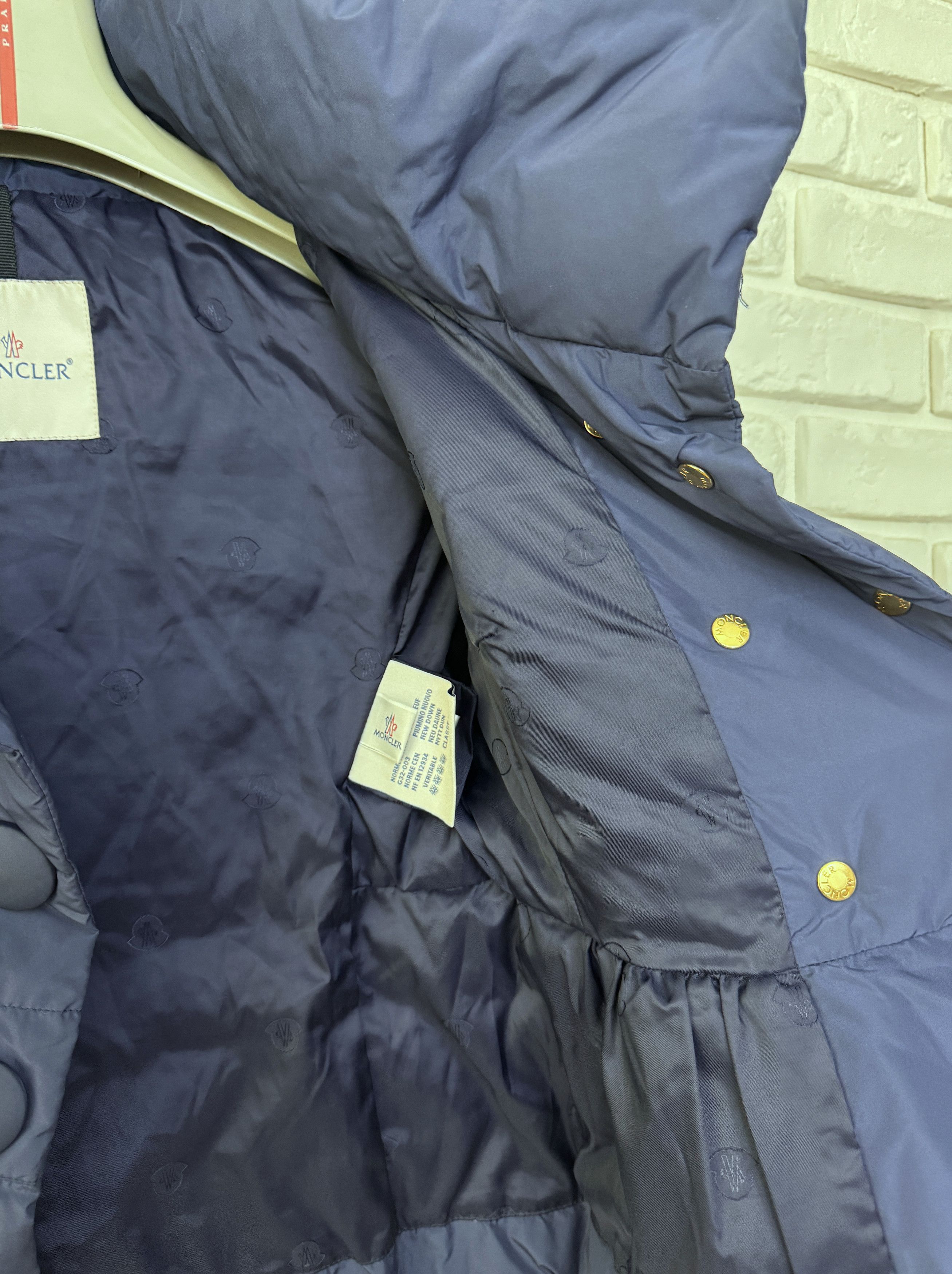 Moncler Authentic Moncler Kelly Jacket Puffer Navy Blue Logo Size 0 Size XS / US 0-2 / IT 36-38 - 8 Thumbnail