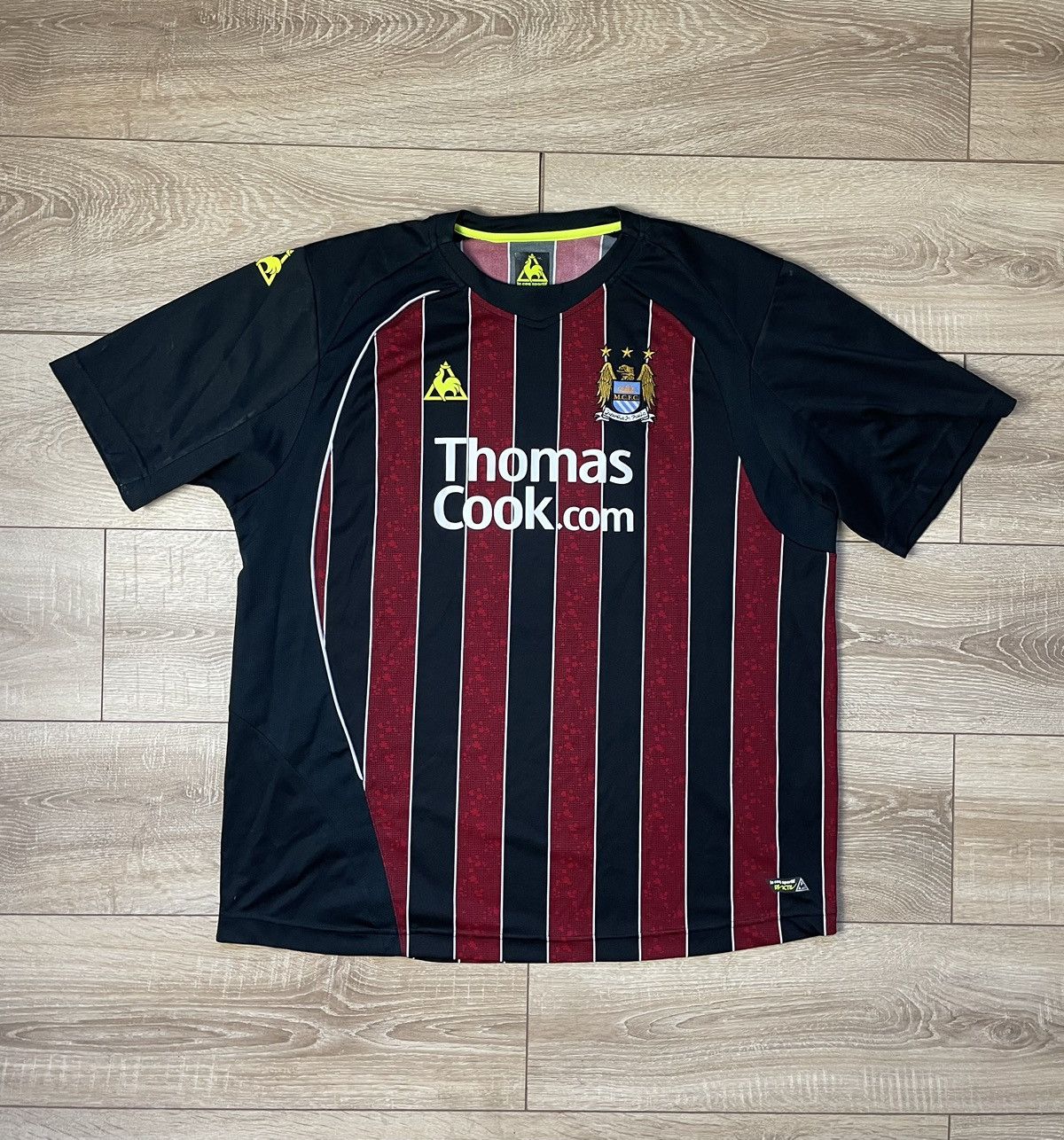 Le Coq Sportif Robinho Manchester City 2008-2009 Away football shirt Xl Men Size US XL / EU 56 / 4 - 2 Thumbnail
