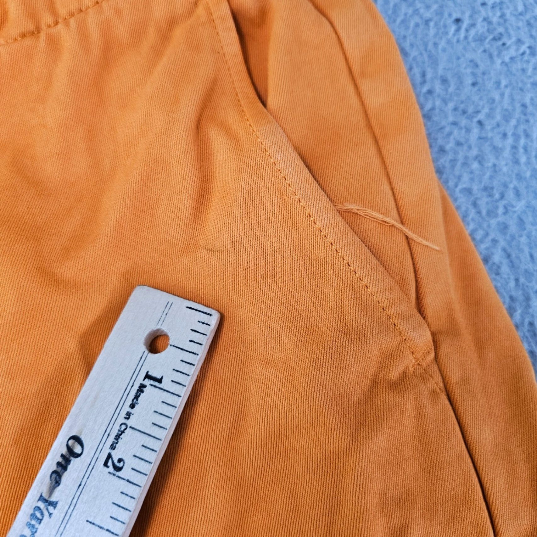 J.Crew VINTAGE J CREW Wallace Barnes Fatigue Camp Pant Mens 29x29 Orange Chino Cotton Size US 29 - 6 Thumbnail