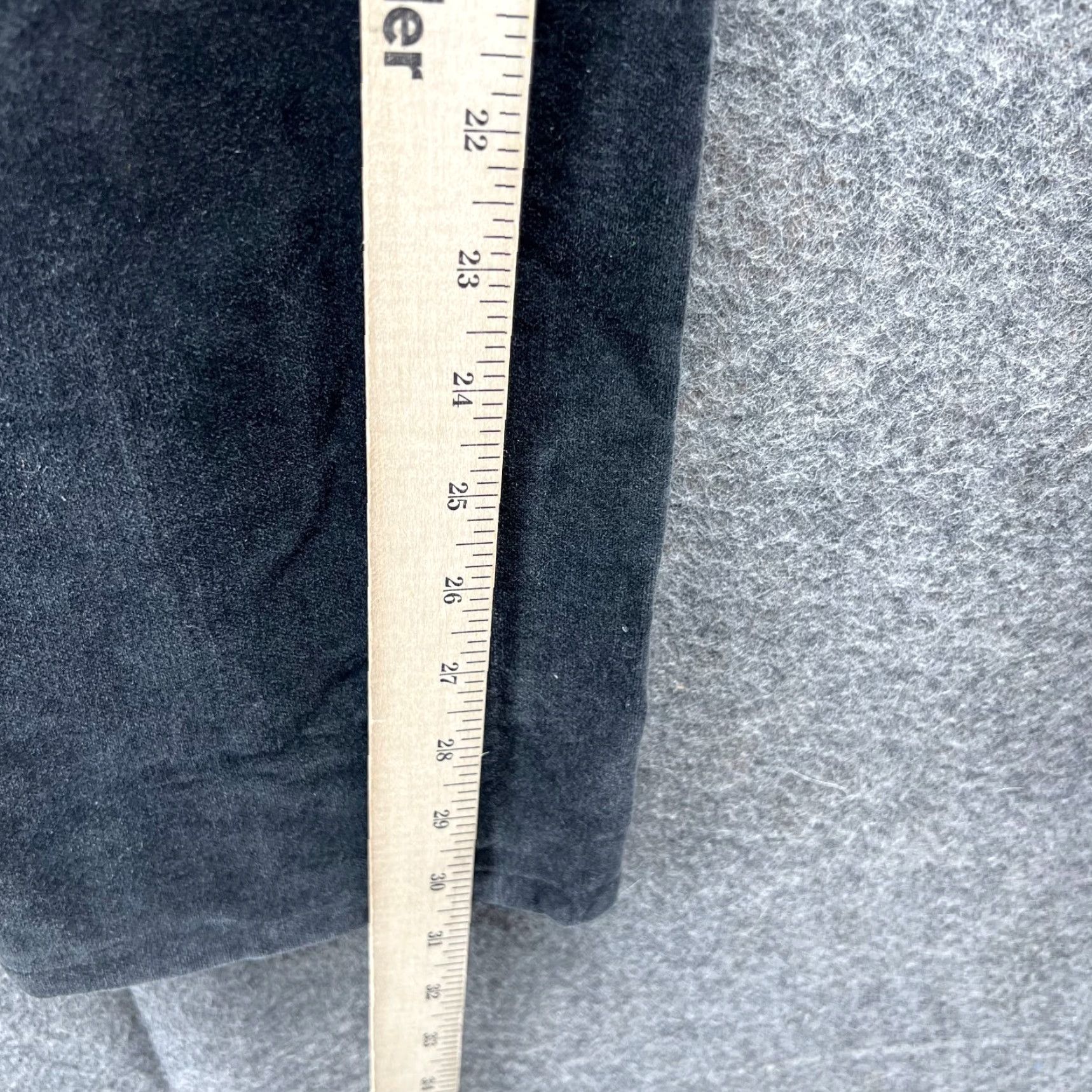 Ralph Lauren VINTAGE Lauren Ralph Lauren Dress Pants Womens 4 Black Cotton Velour Satin Preppy LRL Pants Women 4 Black Straight Front Pocket Size 27" / US 4 / IT 40 - 6 Thumbnail