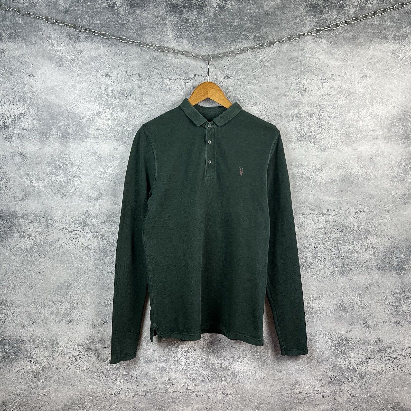 Allsaints Allsaints Polo Men's Size S Long Sleeve Size US S / EU 44-46 / 1 - 1 Thumbnail
