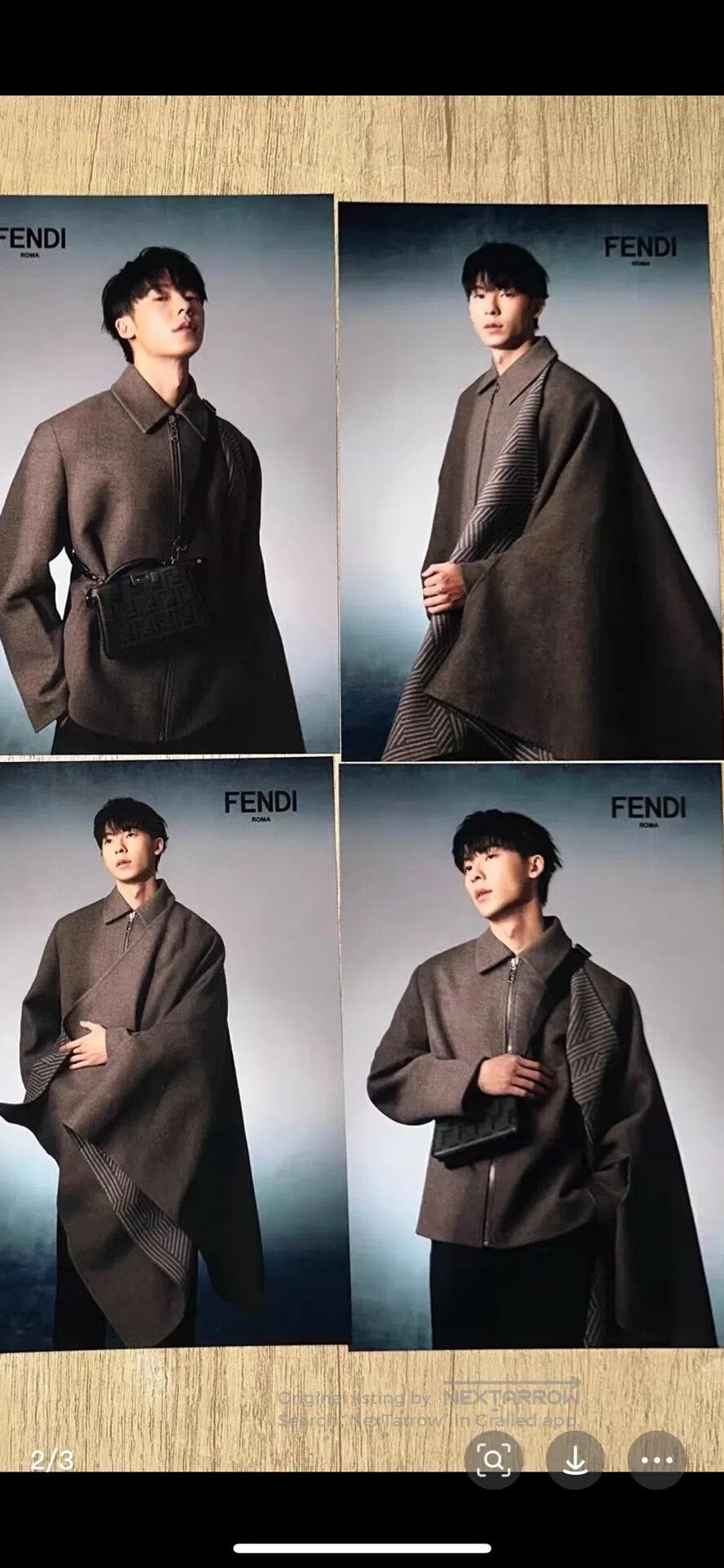 Fendi FENDI Cashmere cloak coat| Size US M / EU 48-50 / 2 - 2 Thumbnail