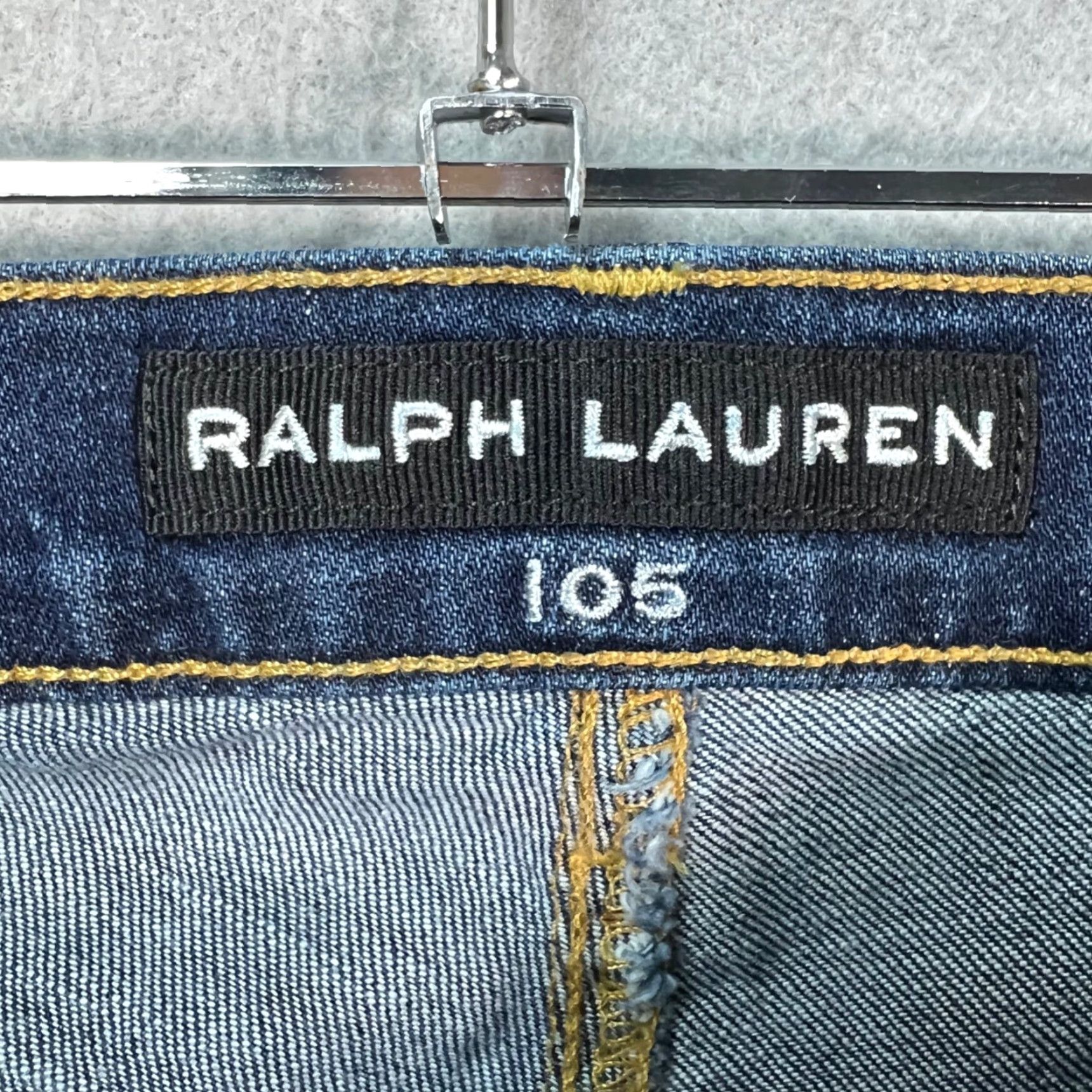 Ralph Lauren Ralph Lauren Womens Jeans Size 28 Coated Dark Wash Skinny Mid-Rise Stretch Denim Size 28" / US 6 / IT 42 - 3 Thumbnail