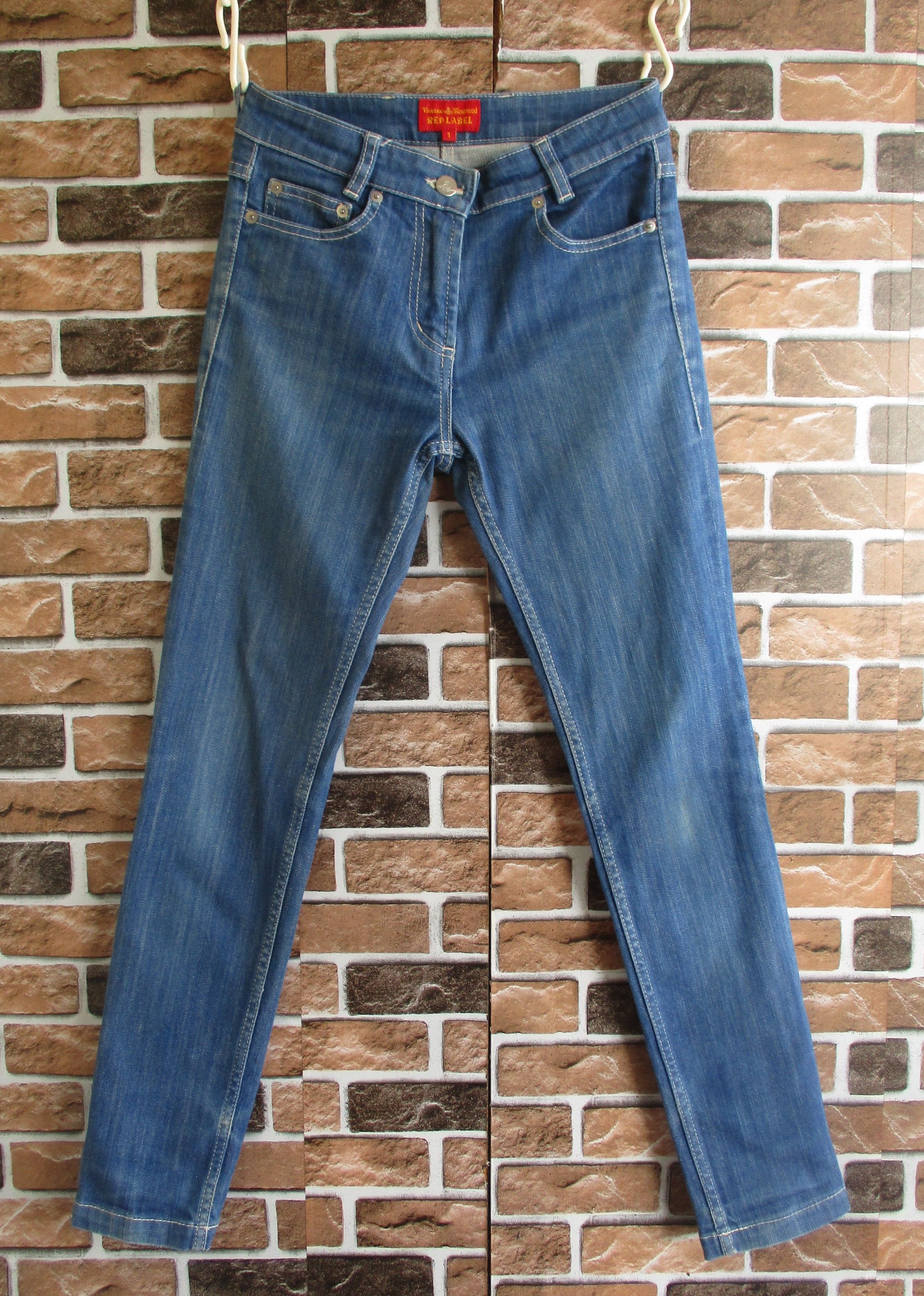 Vivienne Westwood Low Waist Stretch Skinny Jeans Size 1 Size 27" / US 4 / IT 40 - 2 Thumbnail