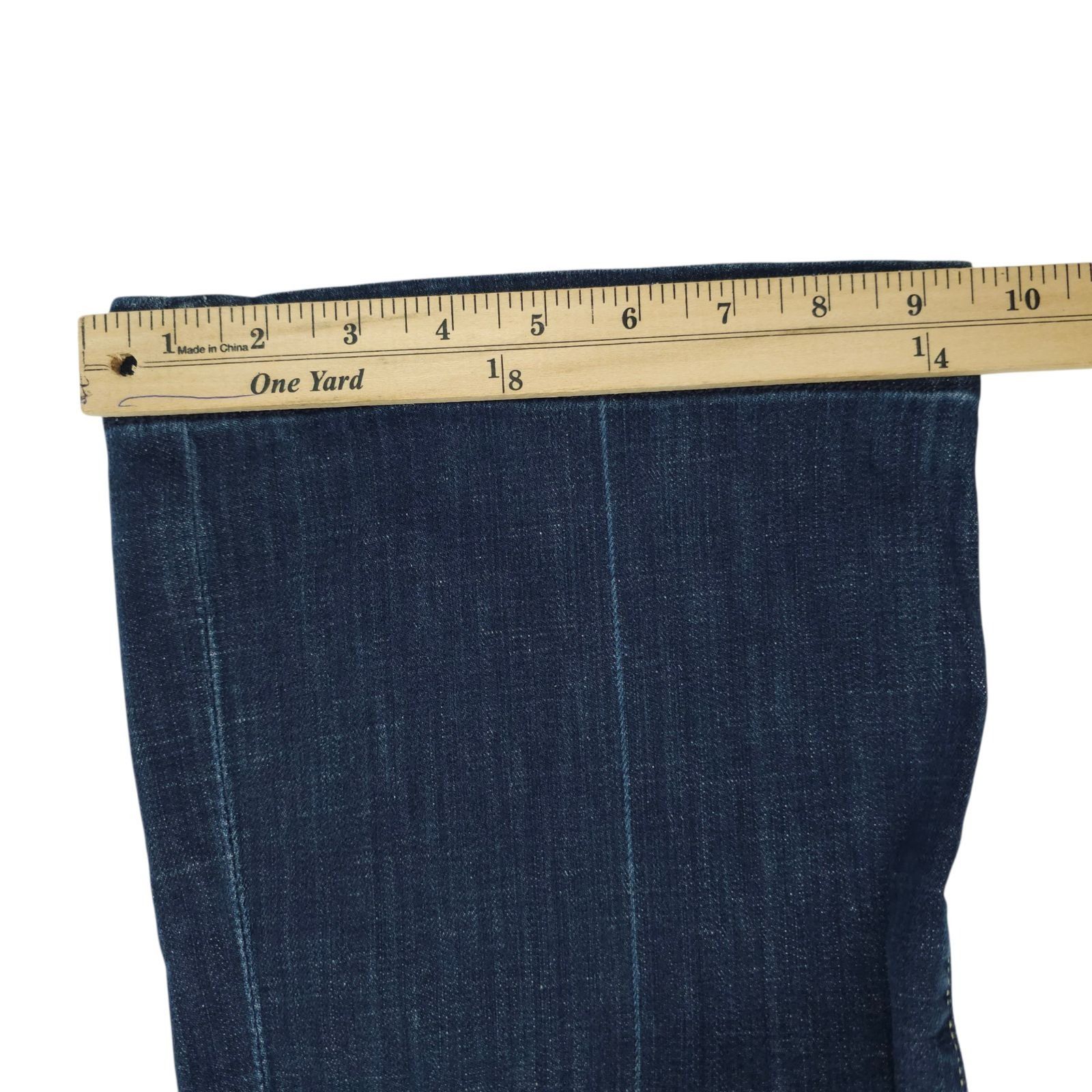 7 For All Mankind 7 For All Mankind Dojo Jeans 29 Dark Wash Wide Leg Flare Size 31" - 9 Thumbnail