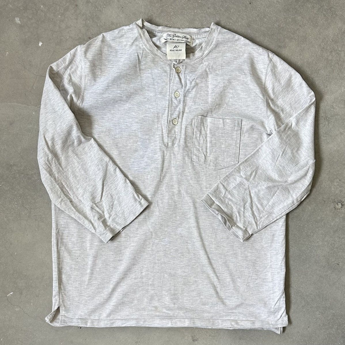 VINTAGE REMINRELIEF THE GOLDEN STATE RAGLAN POCKET TEE