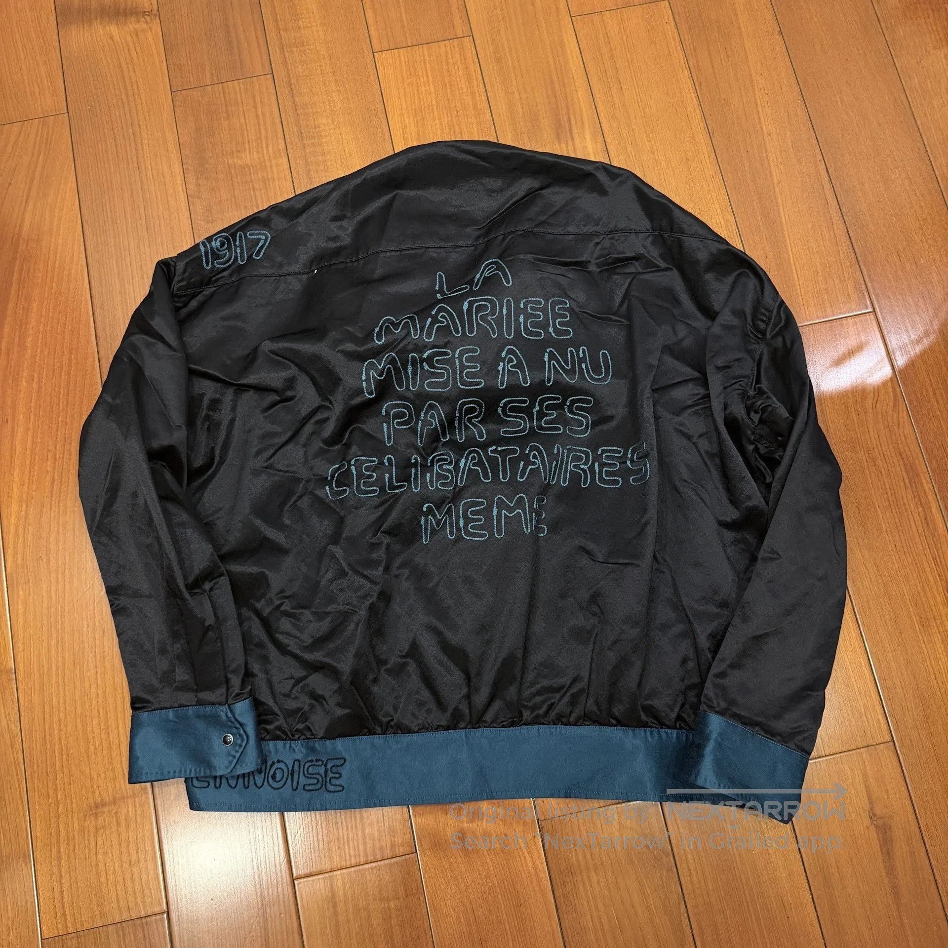 Maison MIHARA YASUHIRO Maison Mihara MMY Silk Black Blue Jacket. Size US L / EU 52-54 / 3 - 2 Thumbnail