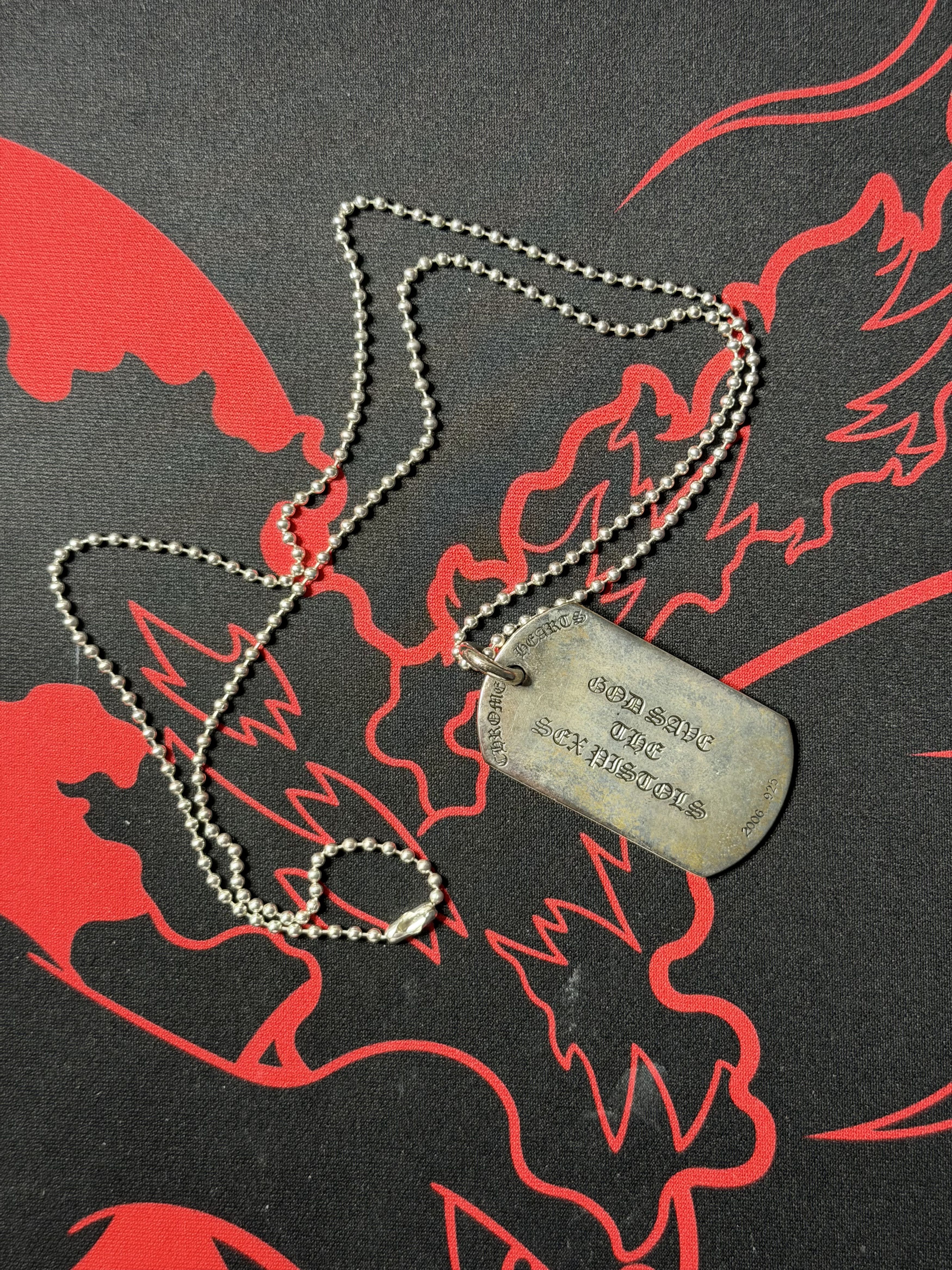 Chrome Hearts Chrome Hearts Union Jack Dog Tag Size ONE SIZE - 2 Thumbnail