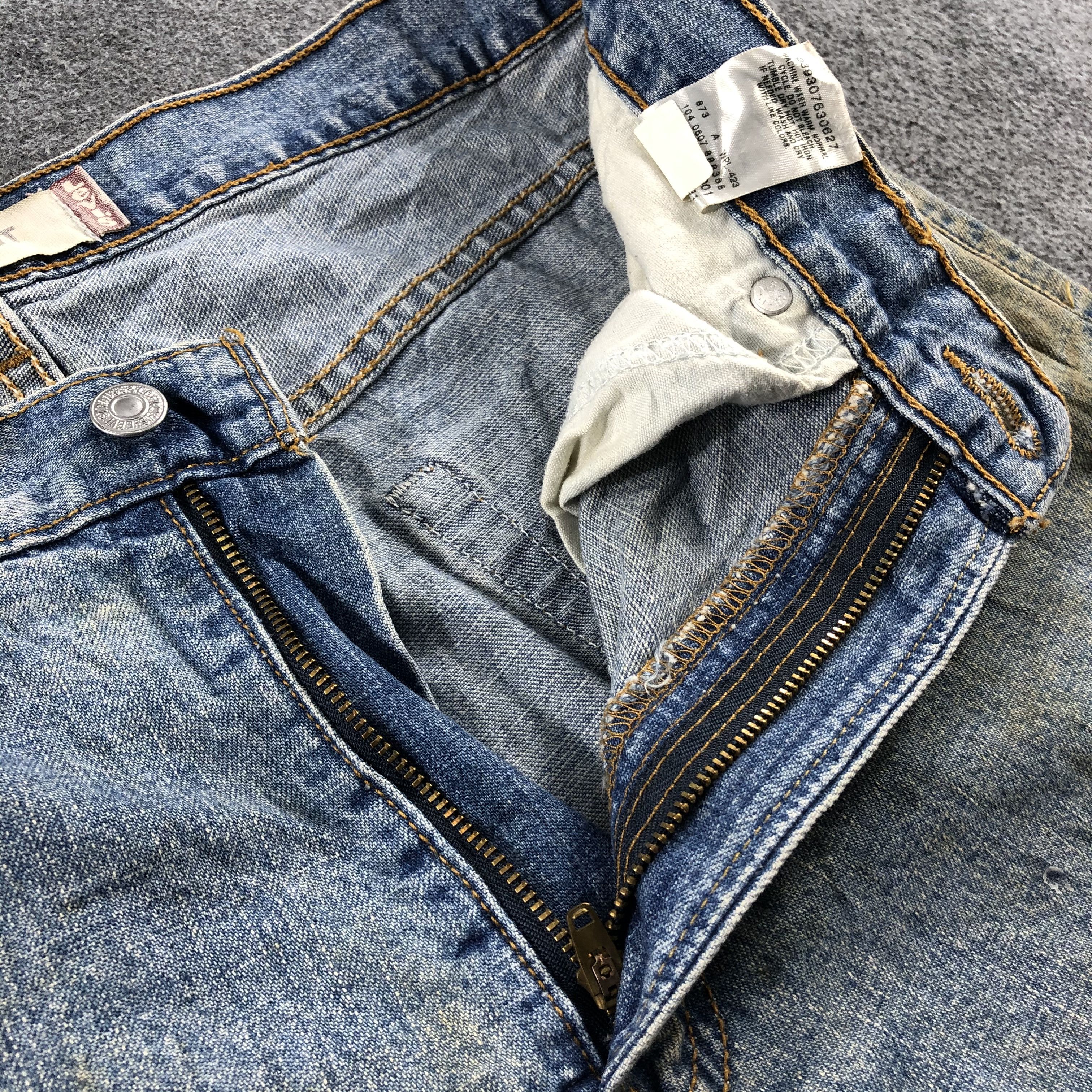 Levi's Vintage Blue Wash Levis 505 Jeans-J2641 Size US 31 - 8 Thumbnail