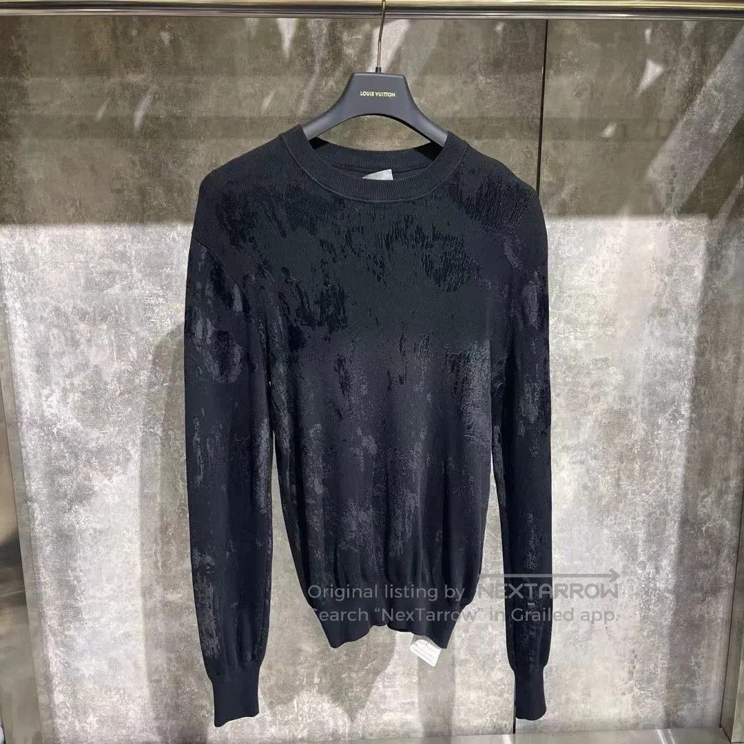 Dior dior distressed knit sweater in xs size. Size US XS / EU 42 / 0 - 1 Thumbnail