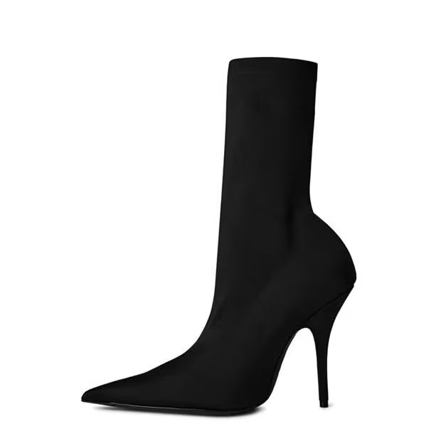 Balenciaga o1g2r1mq0924 80mm Boots in Black Size US 8 / IT 38 - 2 Thumbnail