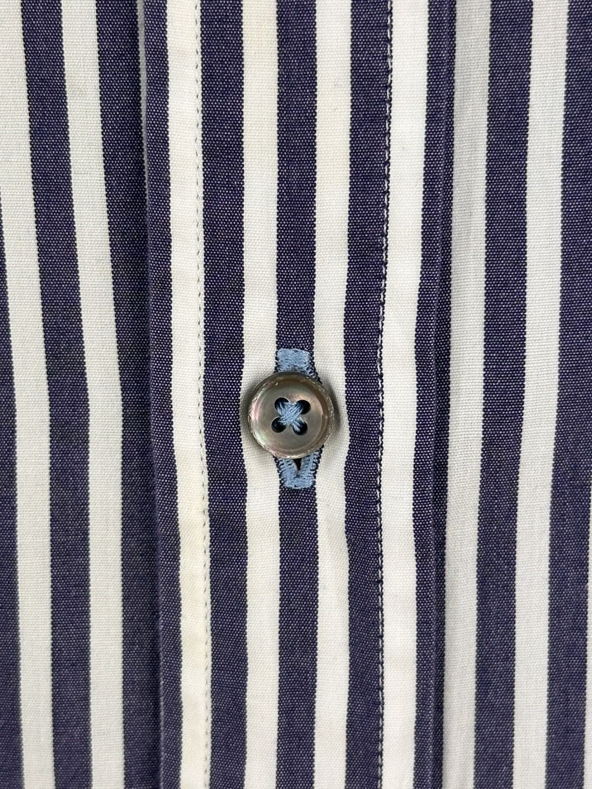 Burberry Burberry Black Label Stripes Flannel Shirt Button Up Size US L / EU 52-54 / 3 - 8 Thumbnail