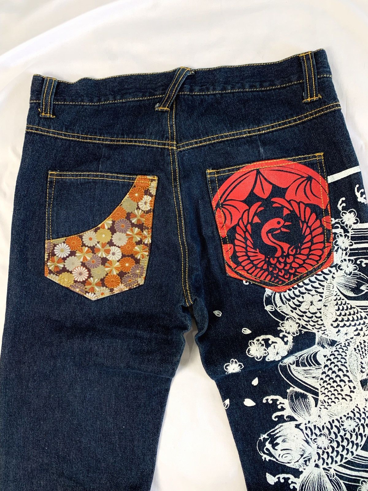 Japanese Brand japanese brand koi sukajan denim japan Size US 29 - 10 Thumbnail