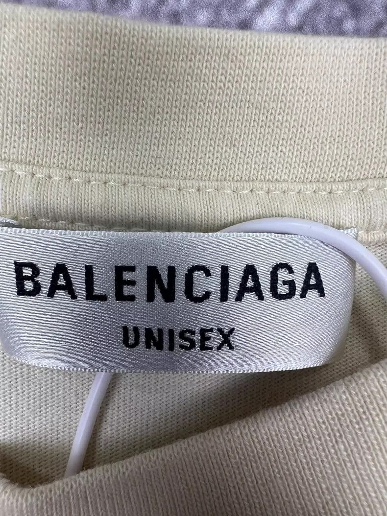 Balenciaga Balenciaga Beige button embroidery short-sleeve Size US M / EU 48-50 / 2 - 4 Thumbnail