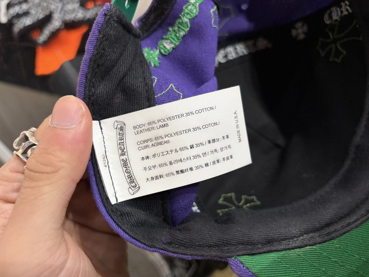 Chrome Hearts CHROME HEARTS PURPLE CROSS PATCH TRUCKER Size ONE SIZE - 3 Thumbnail