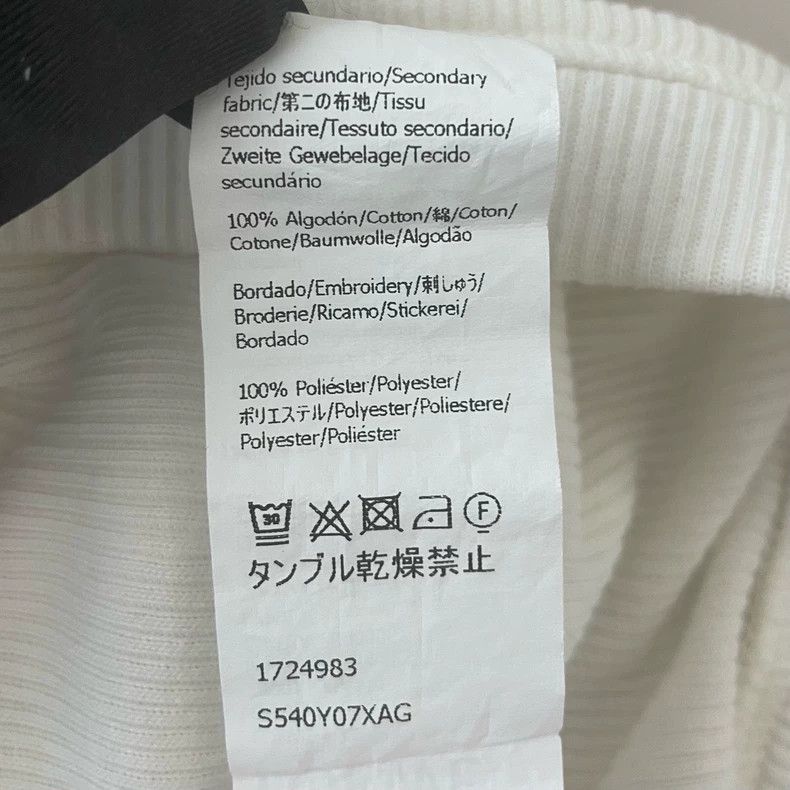 Loewe LOEWE White cotton short sports vest Size XS / US 0-2 / IT 36-38 - 8 Thumbnail